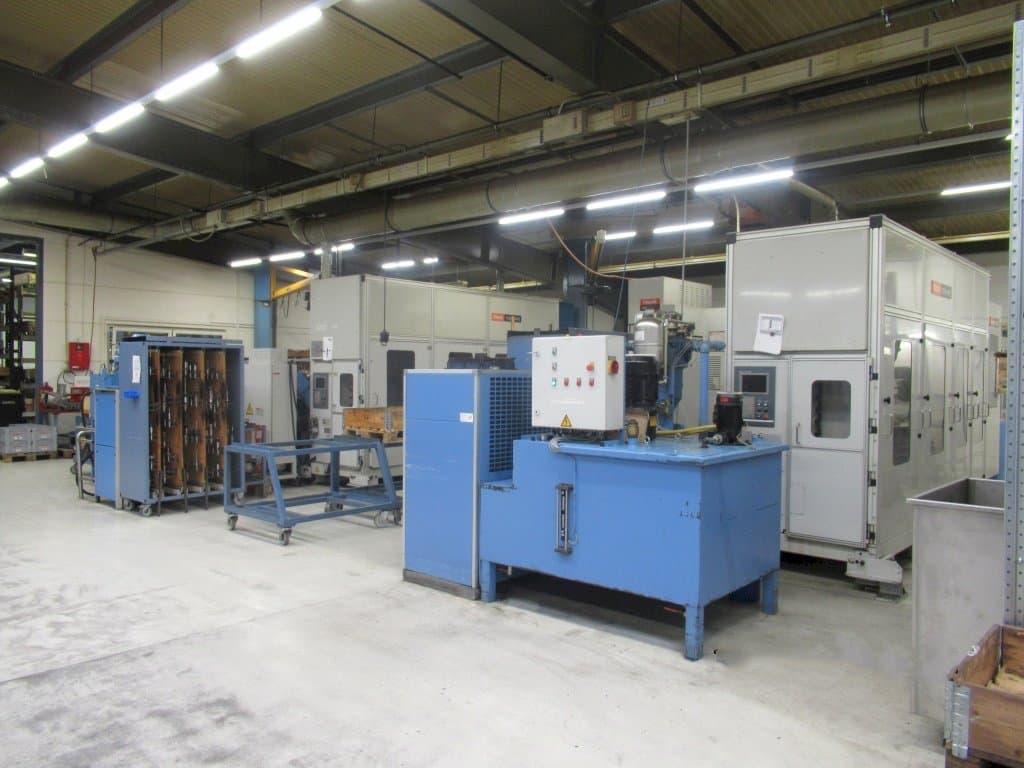 Front view of Mazak PALLETECH Automation System Production Line machine