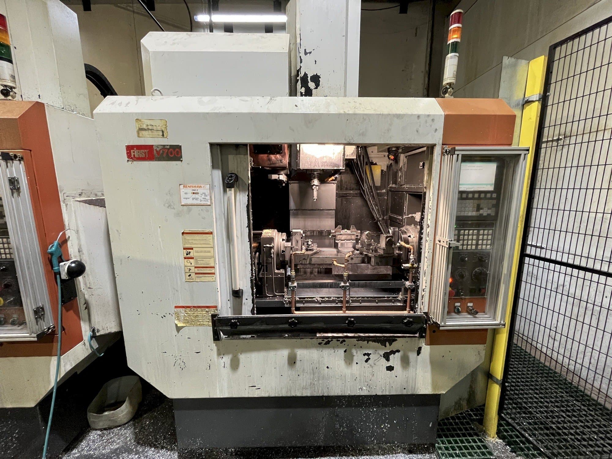 Front view of FIRST V700 machine
