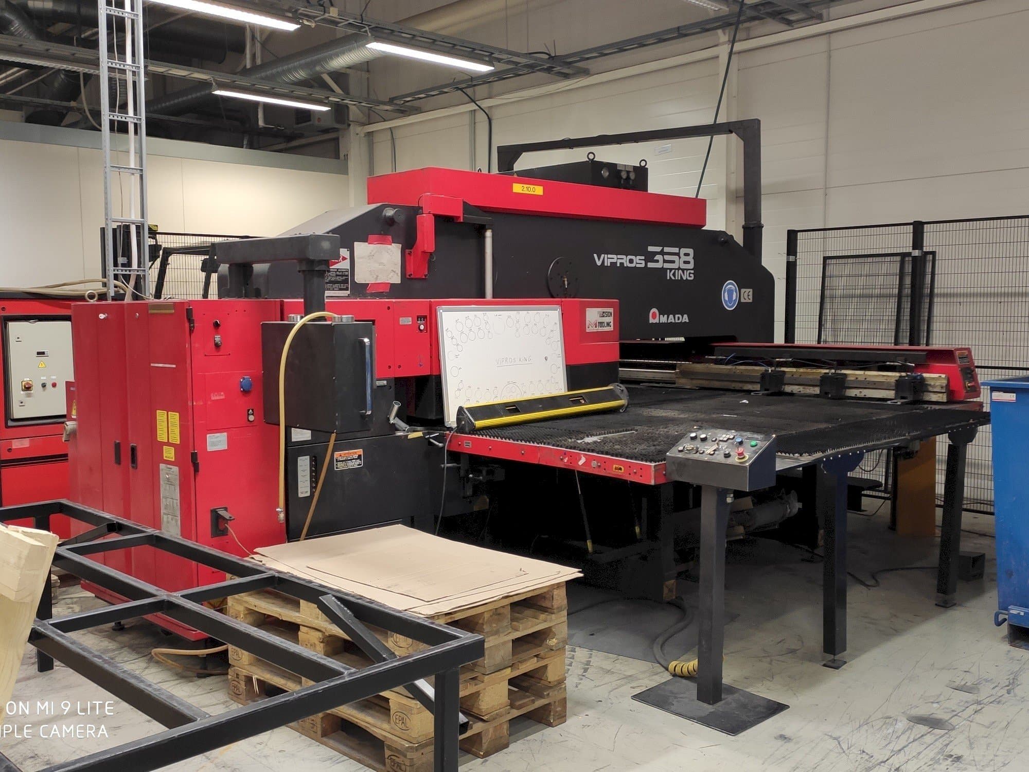 Front view of AMADA Vipros 358 King FS18 PC EMC  machine
