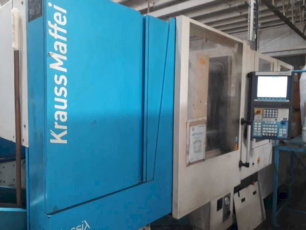 Front view of Krauss Maffei 160/750 CX machine