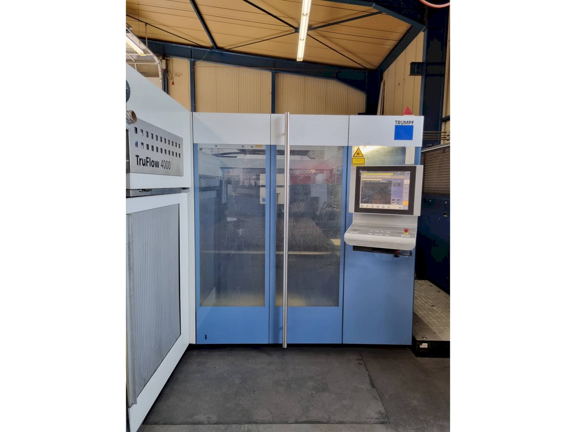 Front view of Trumpf TruLaser 3030  machine