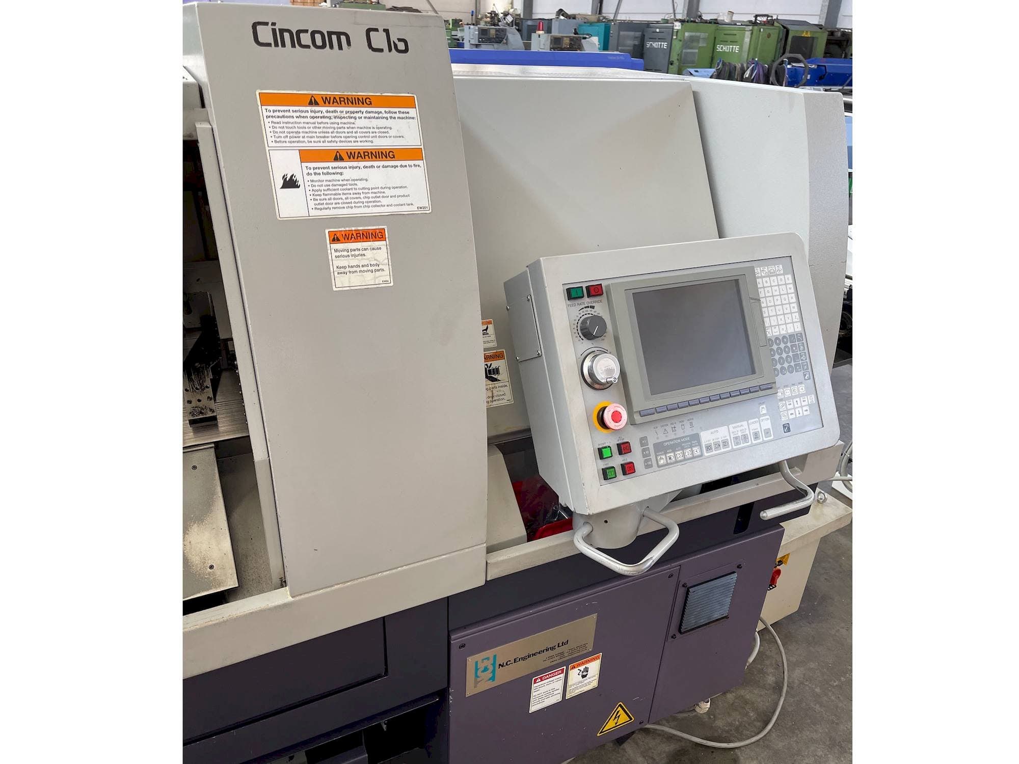 Front view of Citizen C16-VI machine