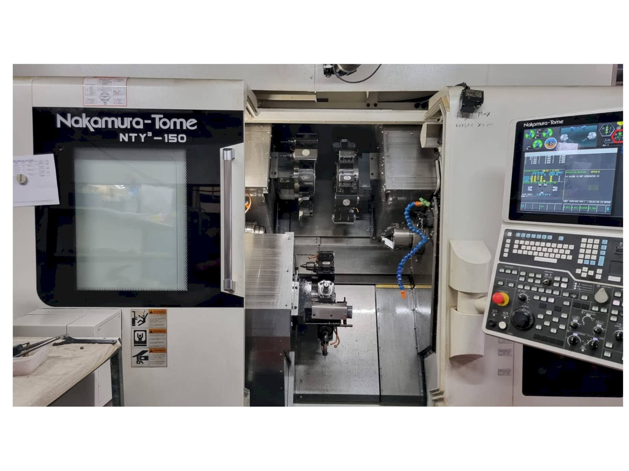 Front view of NAKAMURA-TOME NTY3-150 machine