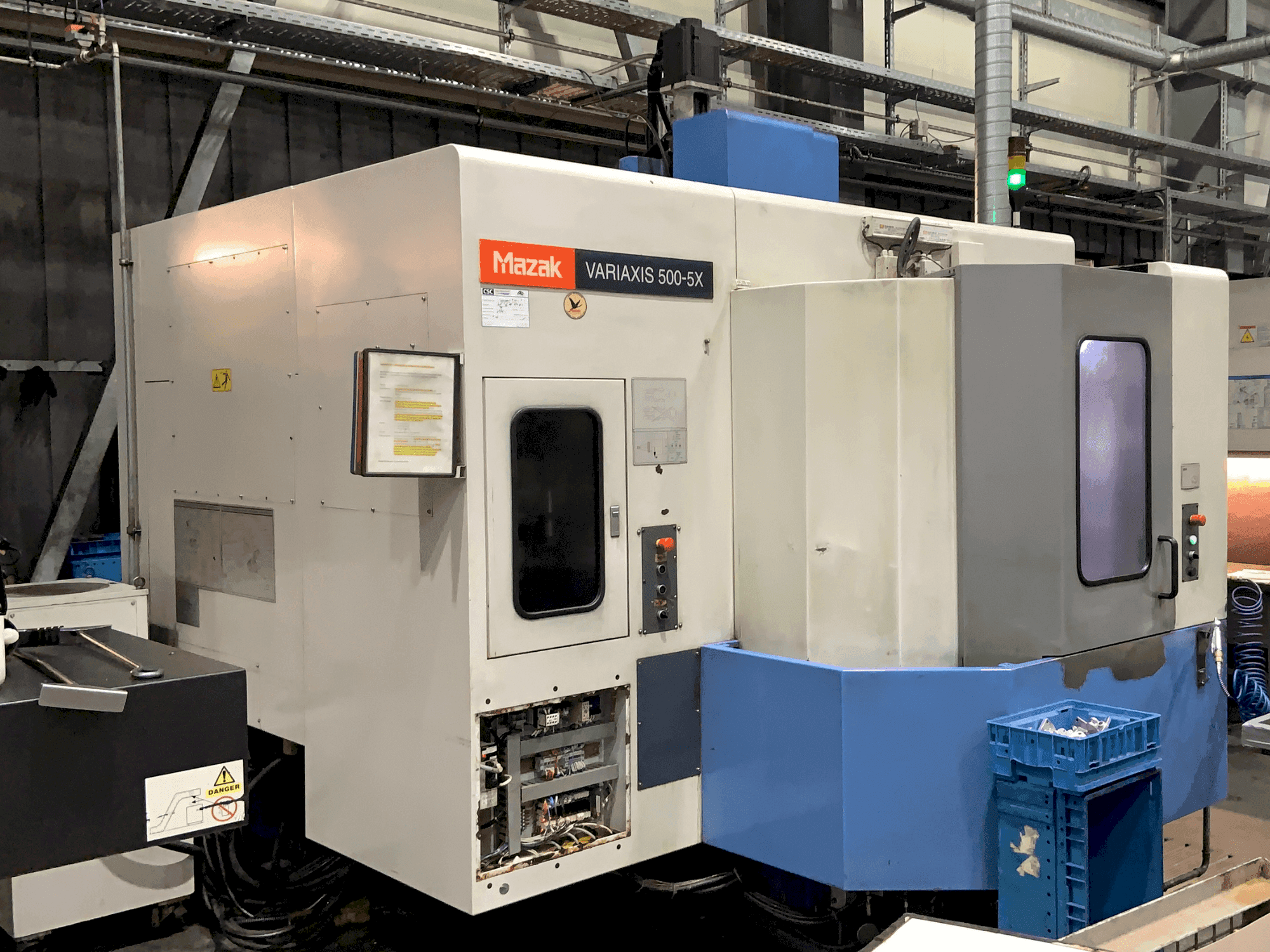 Front view of Mazak VARIAXIS 500 5X  machine