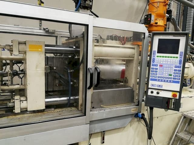 Front view of Krauss Maffei 80/340 C1 machine