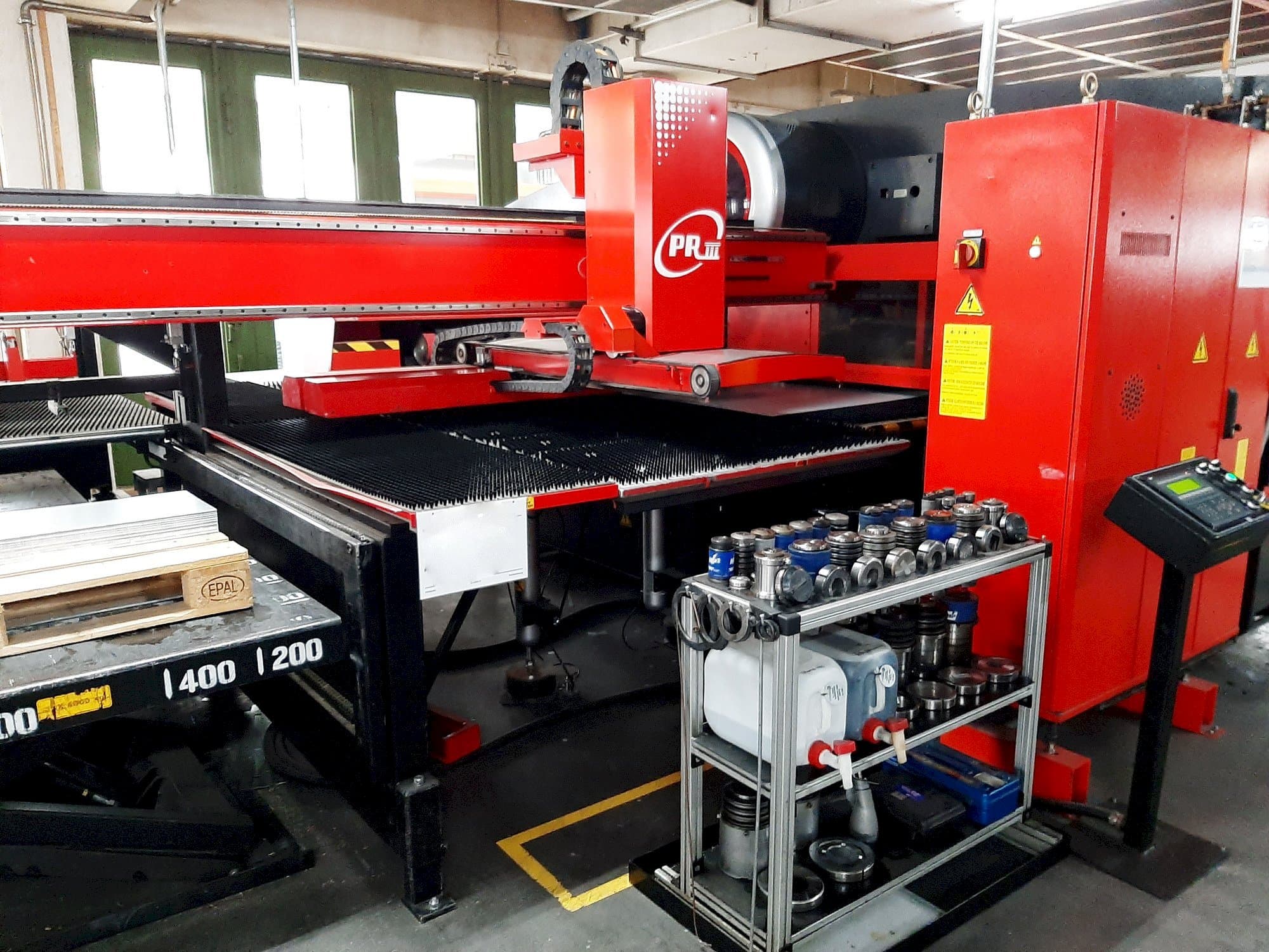 Front view of AMADA EMK 3610NT machine