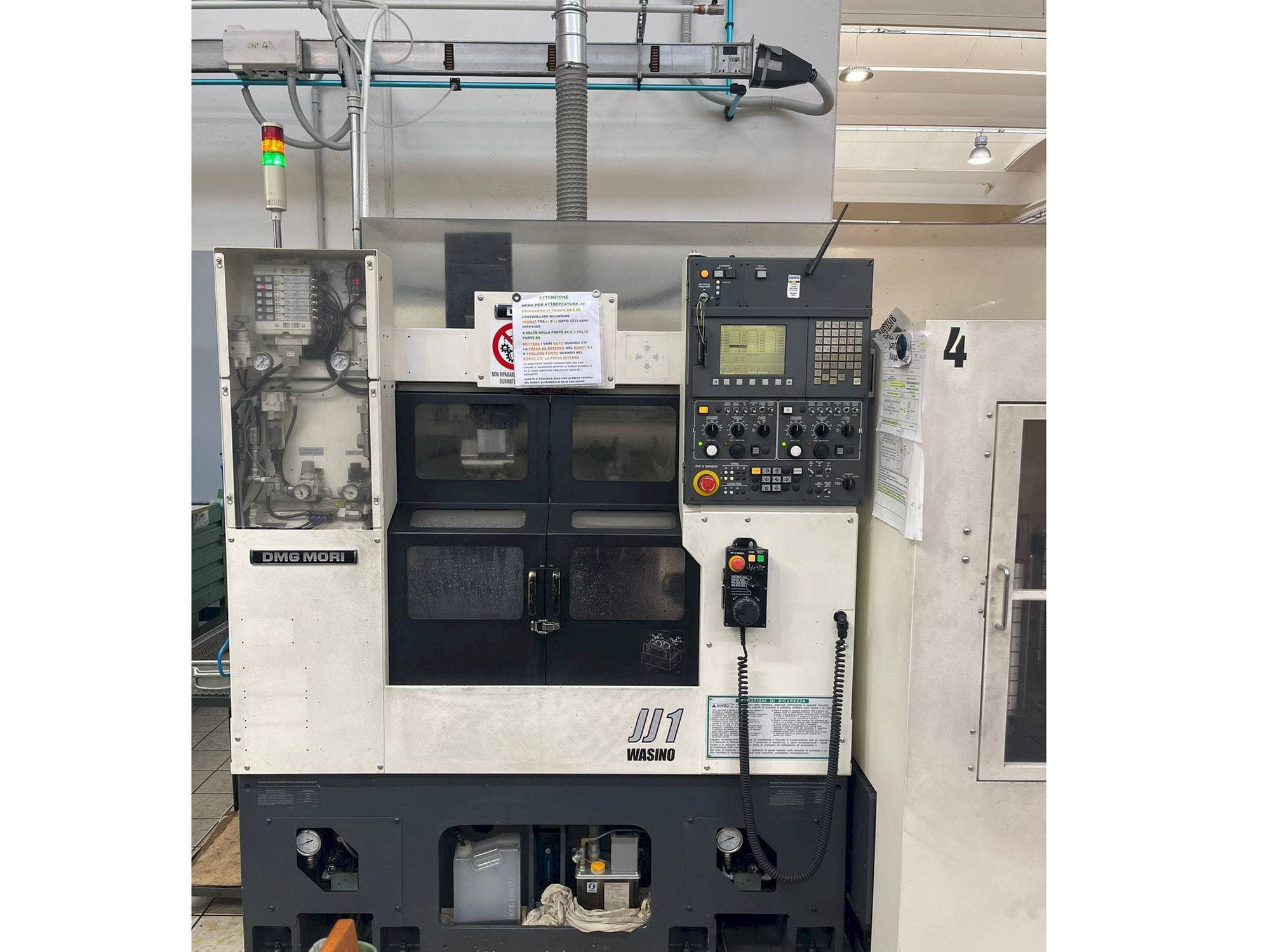 Front view of DMG MORI JJ-1 A machine