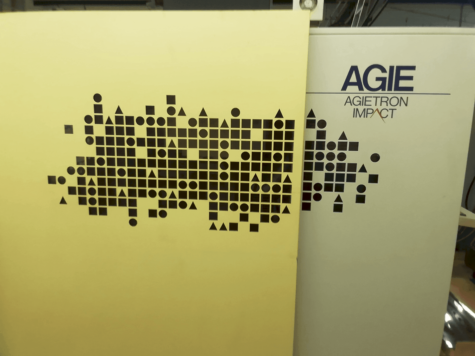 Front view of AGIE Agierten Impact 2  machine