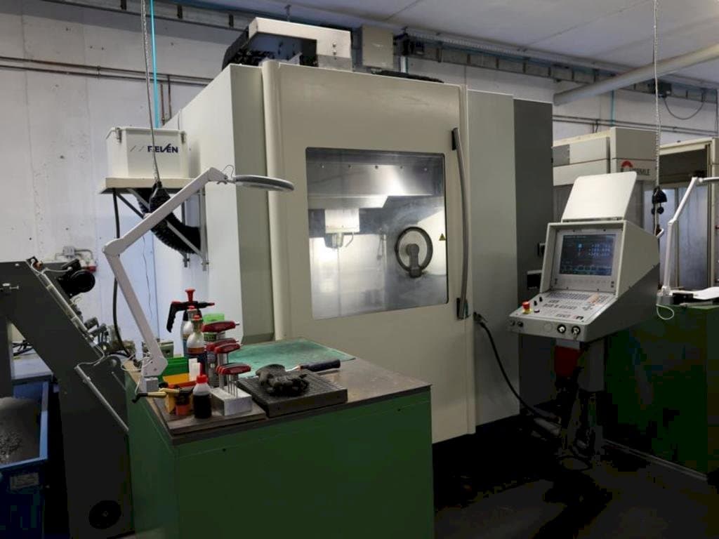 Front view of DMG DMC65V machine