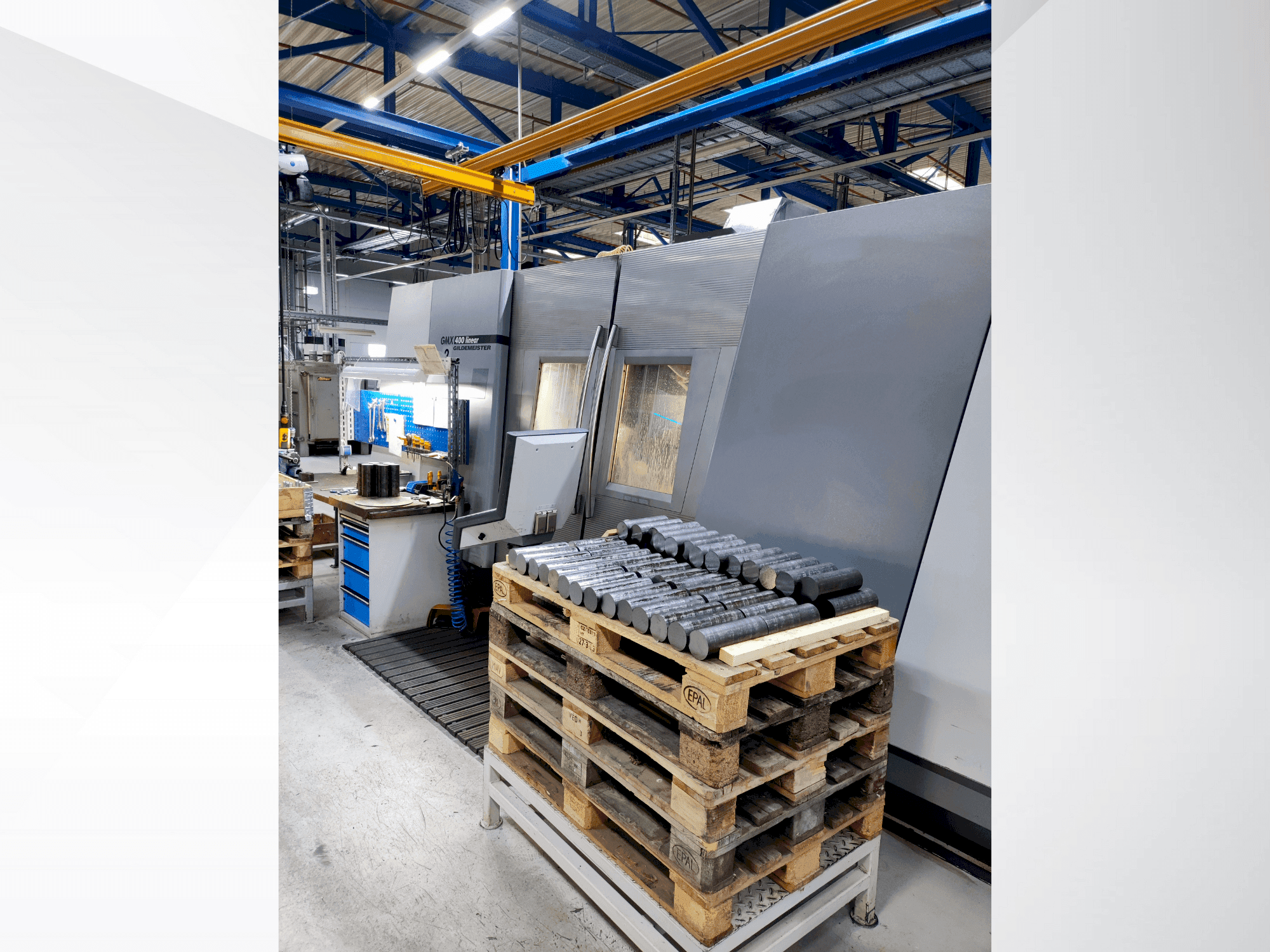 Front view of DMG GMX 400L  machine