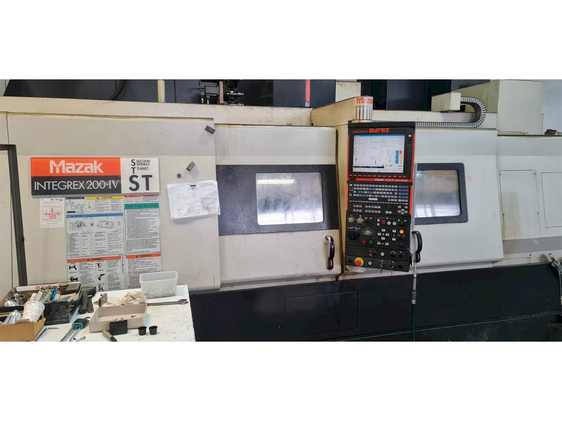 Front view of Mazak Integrex 200-IV ST machine