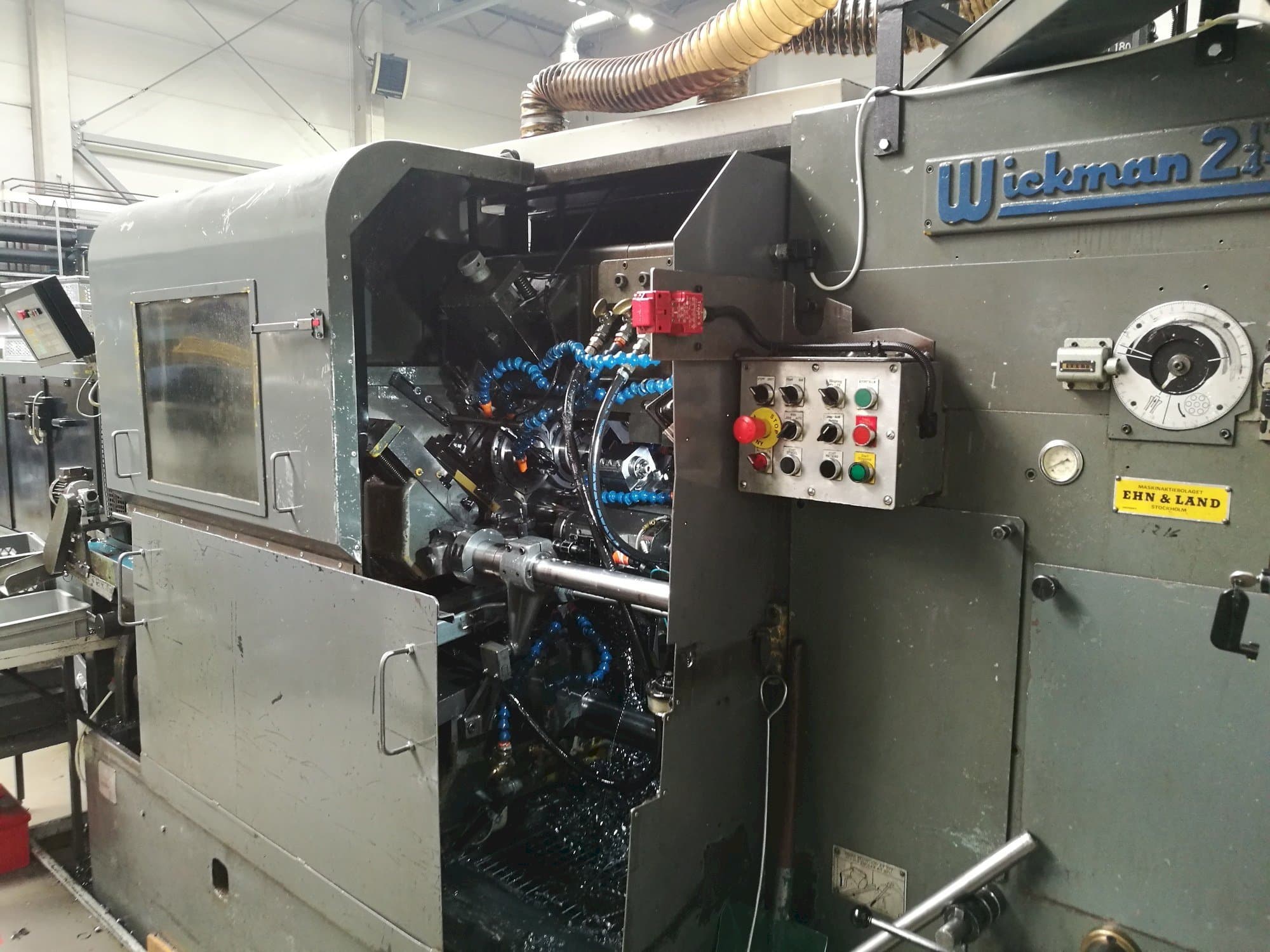 Front view of Wickman 2 1/4"-6 machine