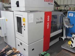 Front view of Exeron HSC 800 machine