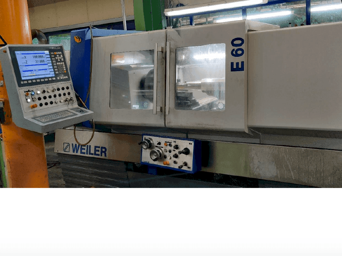 Front view of Weiler E60 machine