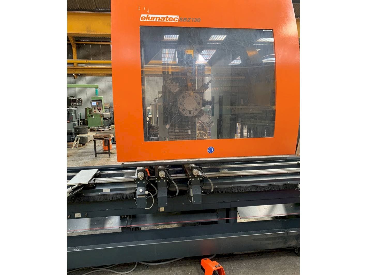 Front view of Elumatec SBZ 130 machine