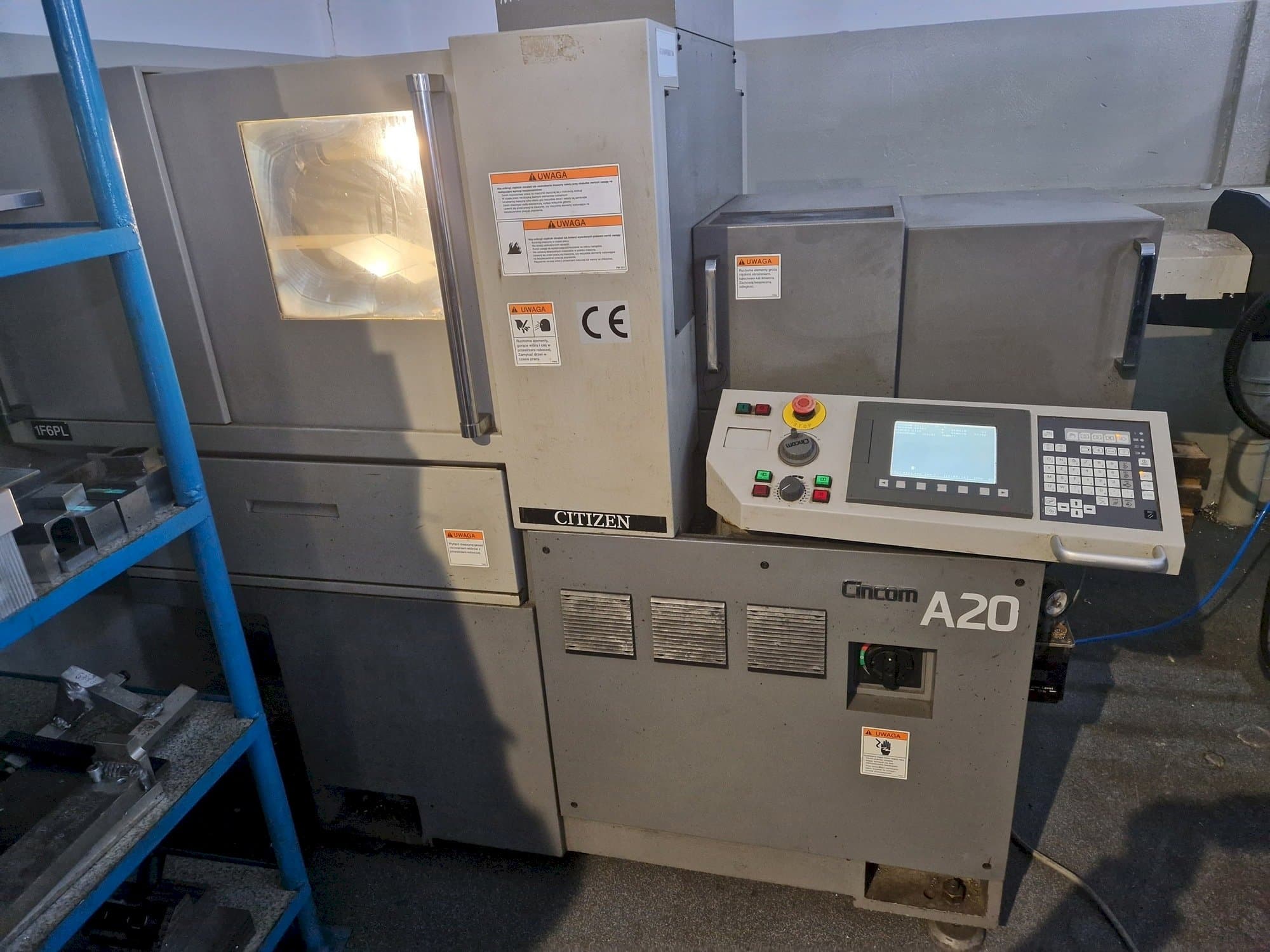 Front view of Citizen Cincom A20 VII machine