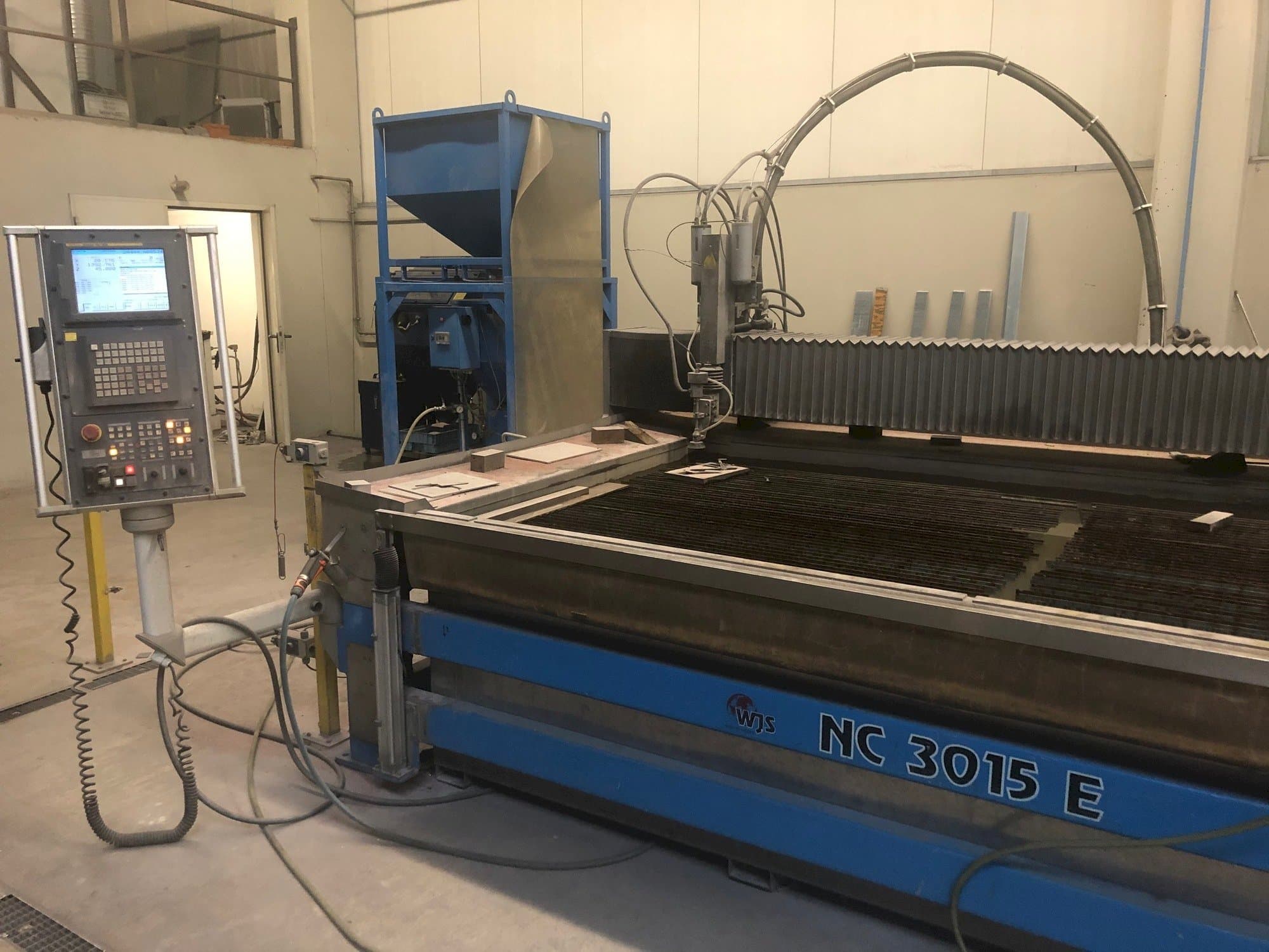 Front view of WJS NC 3015 E  machine