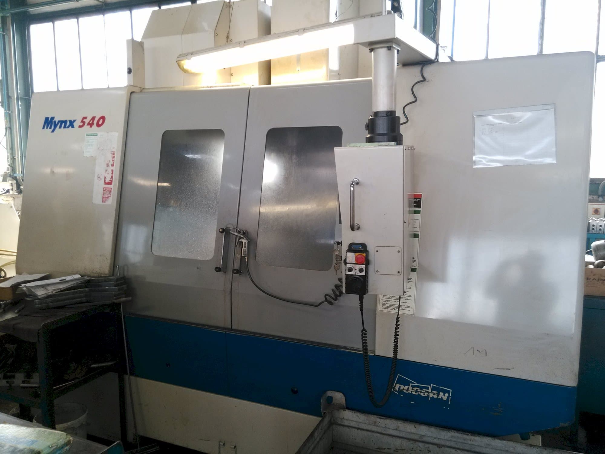 Front view of Doosan Mynx 540 machine