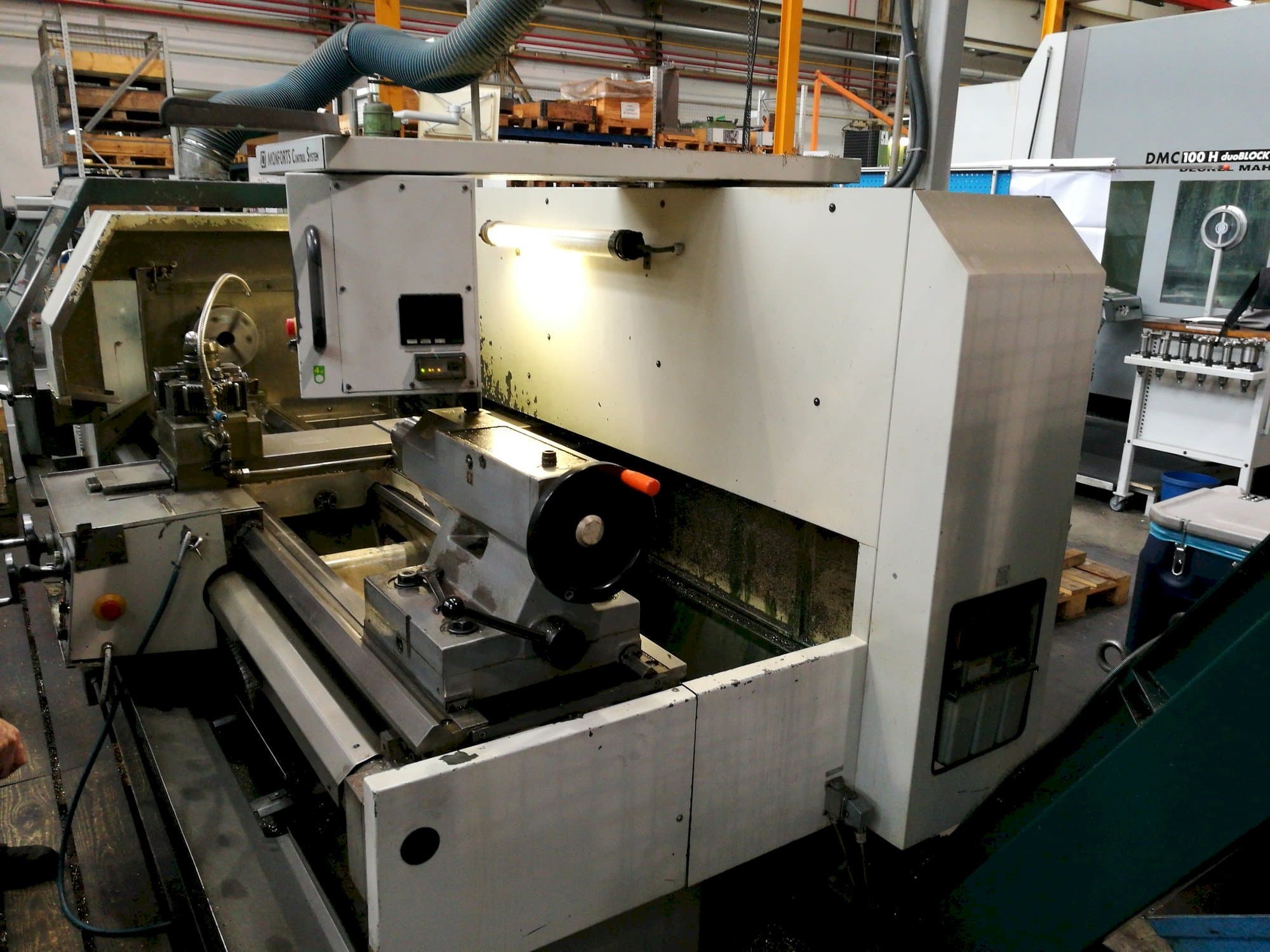 Front view of Monforts KNC 6 machine