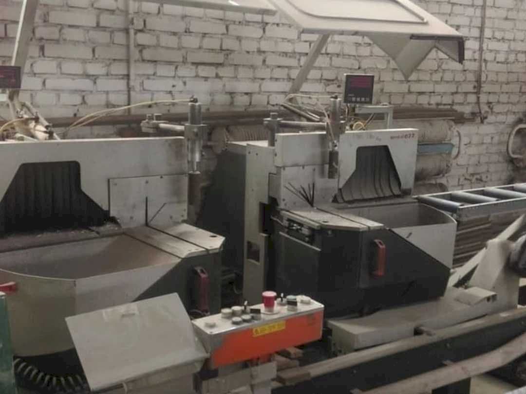 Front view of Elumatec DG 104/02 + E111 machine