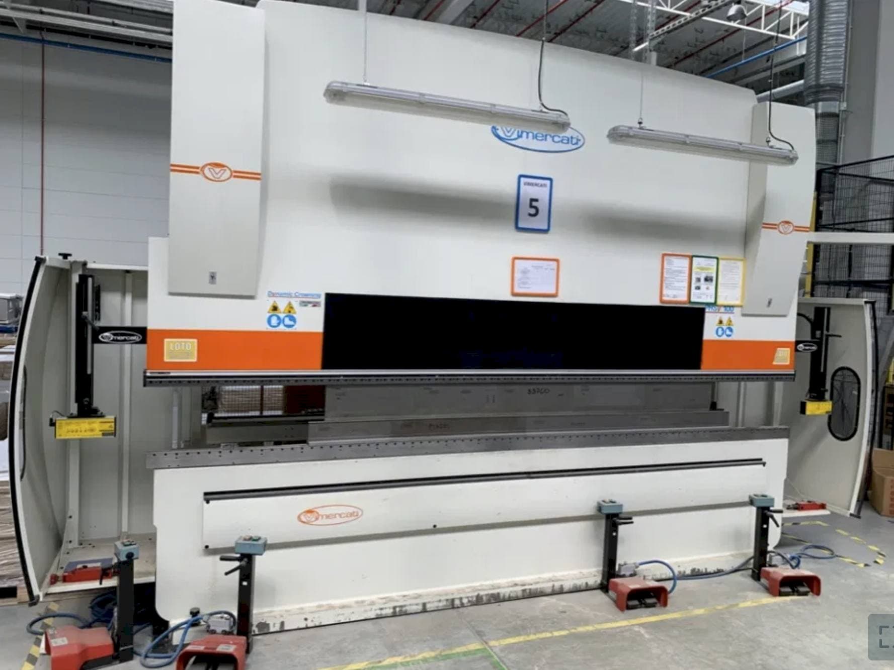 Front view of Vimercati PHSY 100x4080 machine