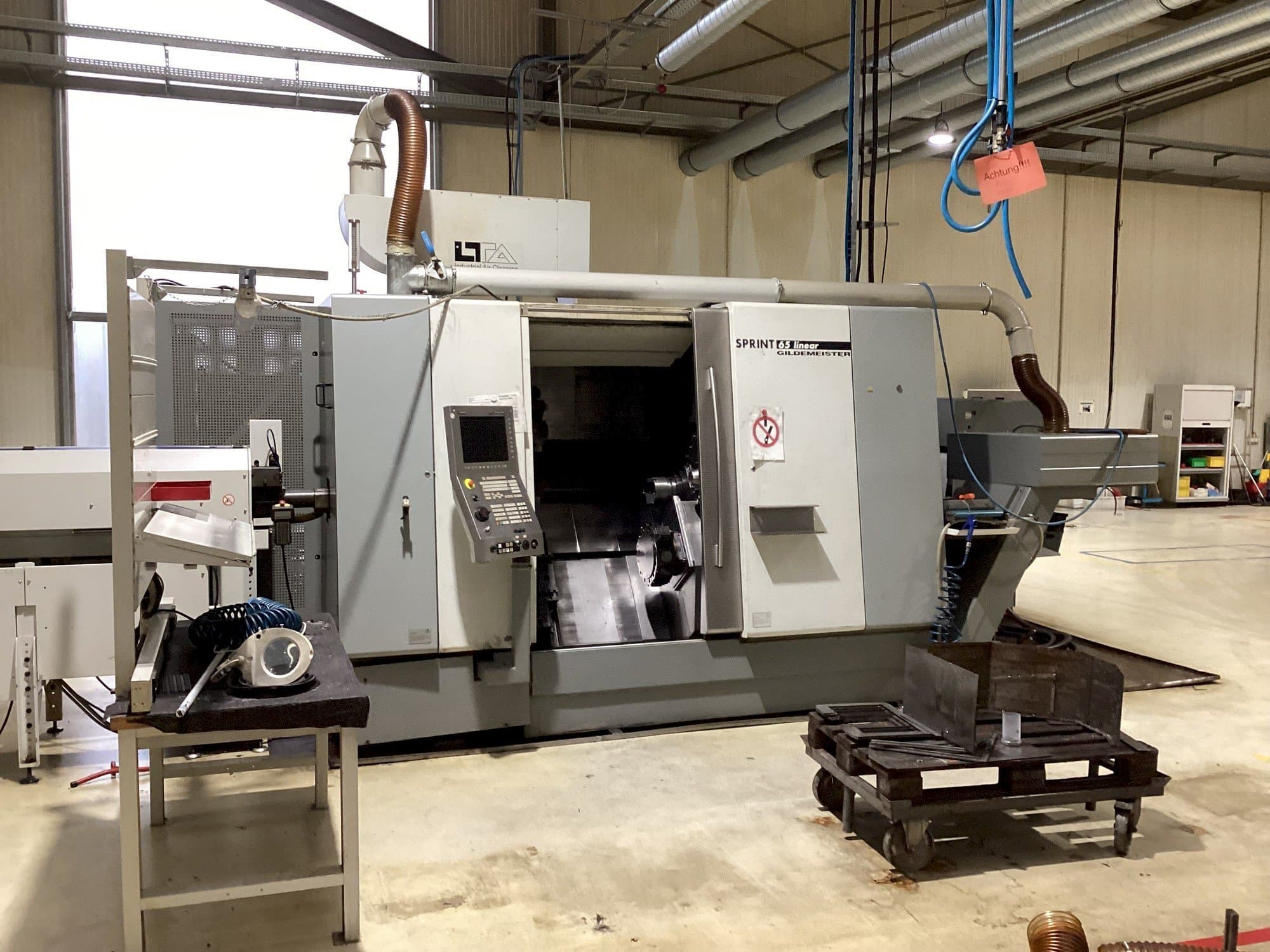 Front view of DMG GILDEMEISTER Sprint 65 Linear machine