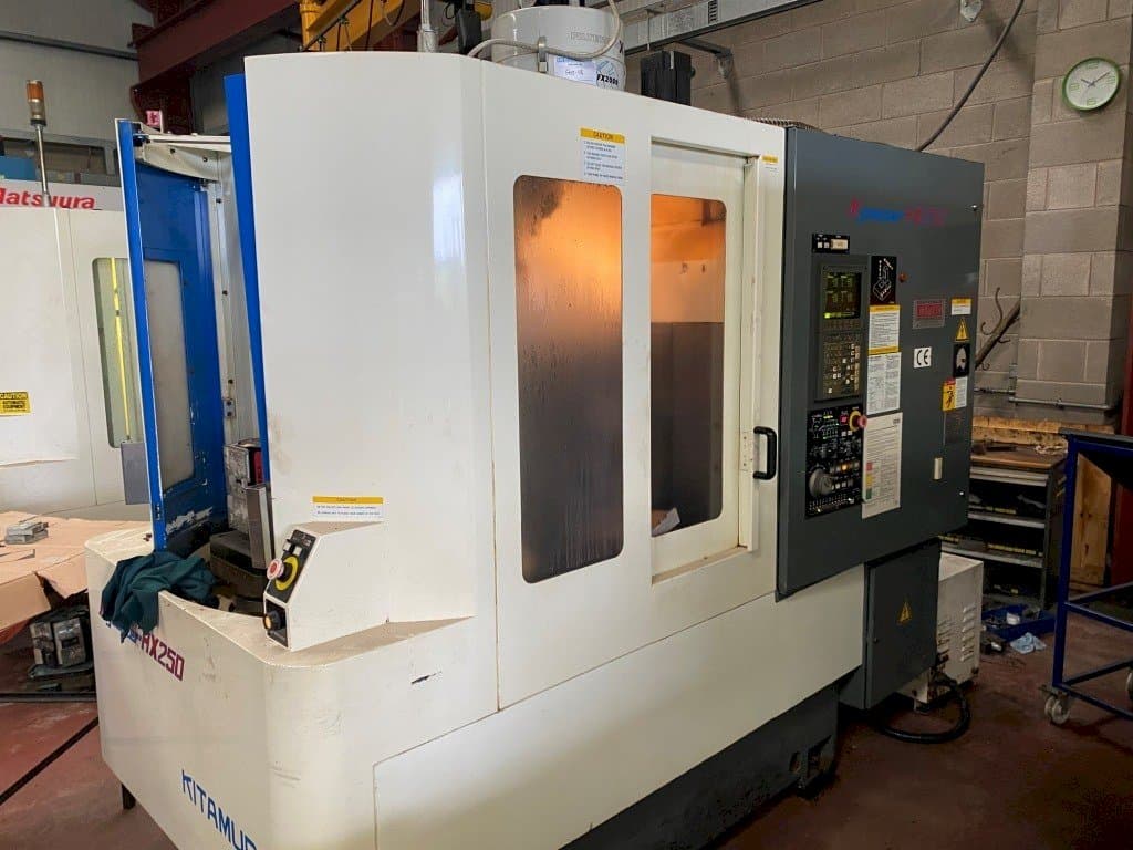 Front view of Kitamura Mycenter HX250 machine
