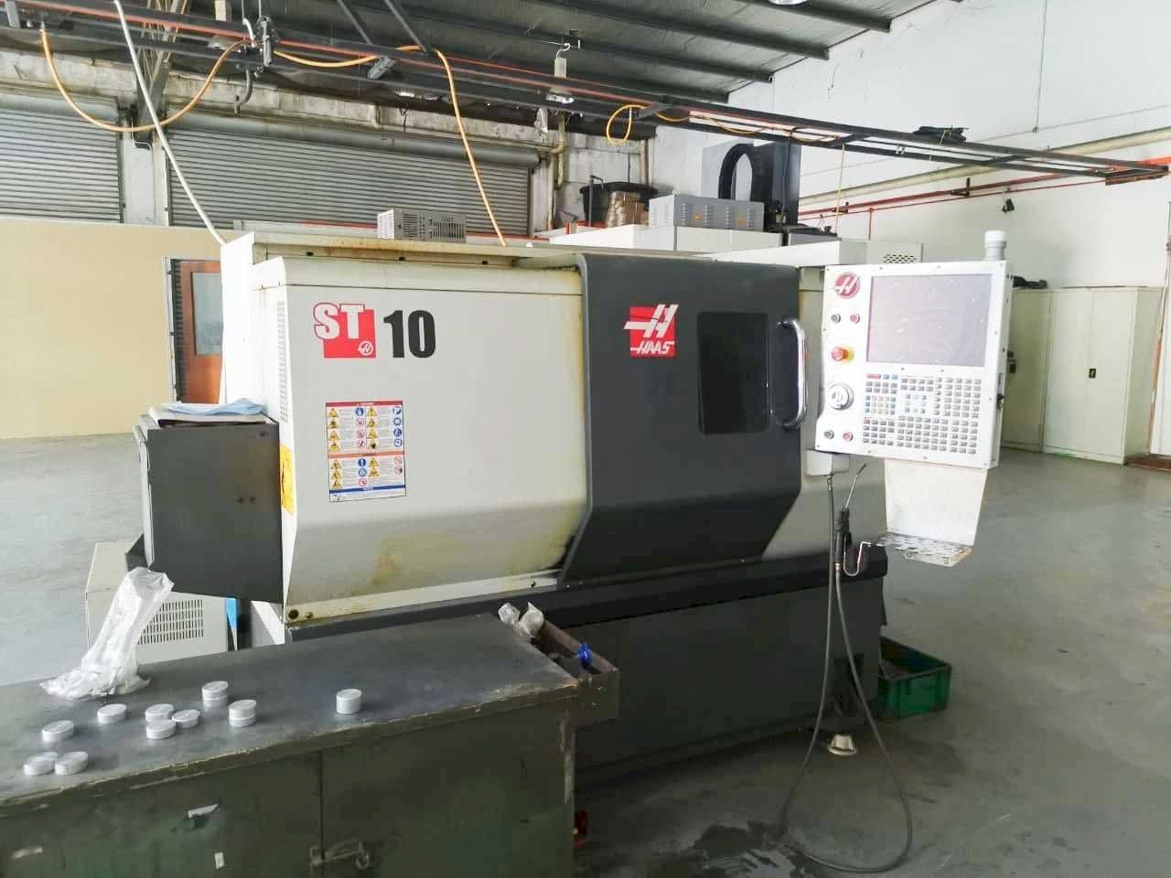Front view of HAAS ST-10 machine
