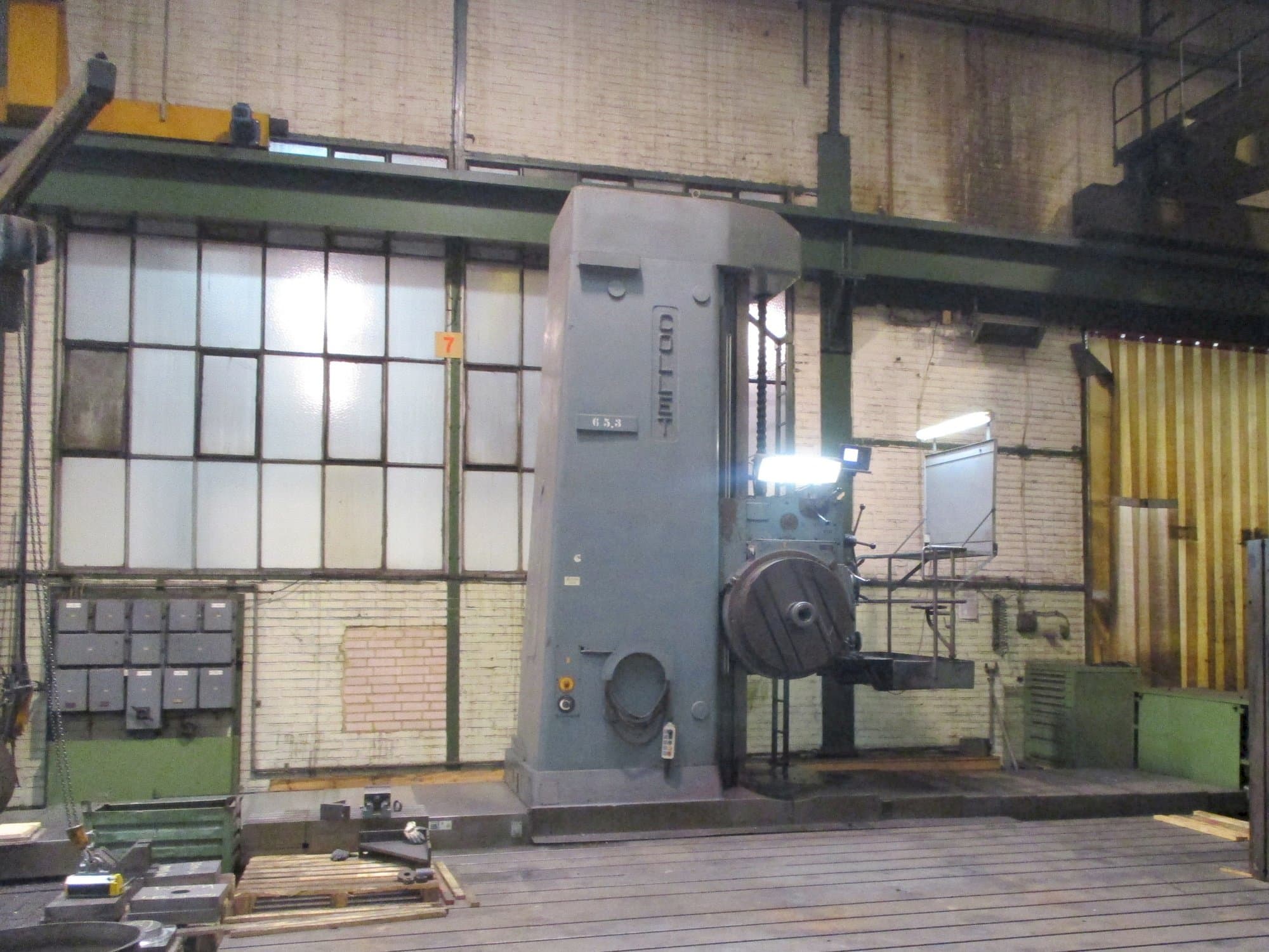 Front view of Collet & Engelhard BF 160/180 machine