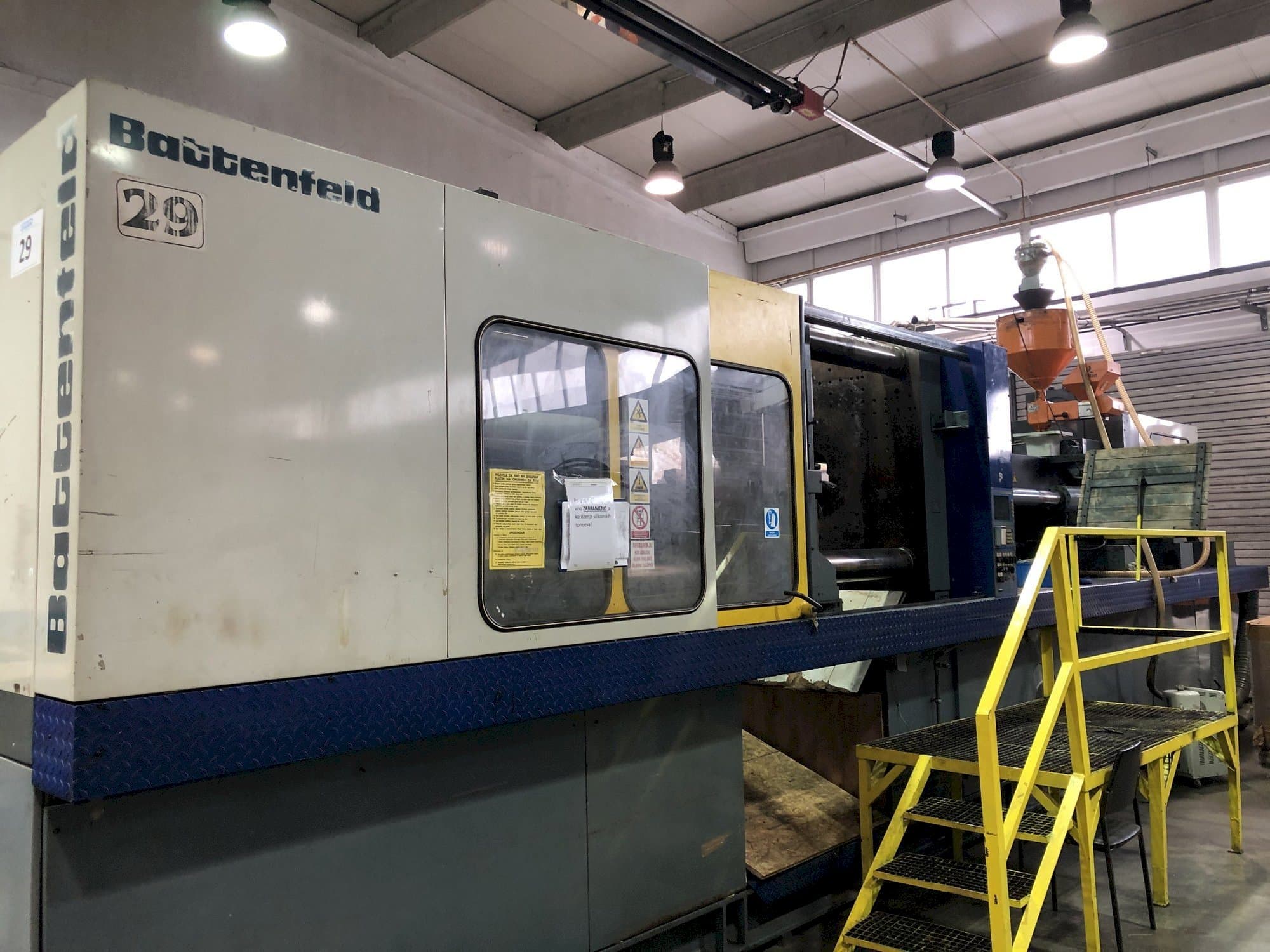 Front view of Battenfeld BA-T 6500/6300  machine