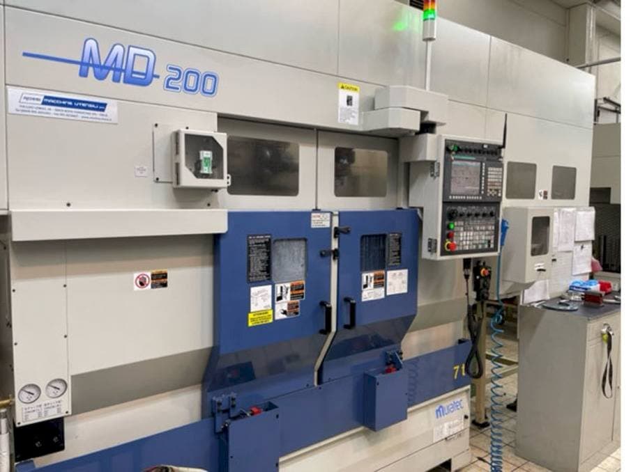 Front view of Muratec MD 200 machine