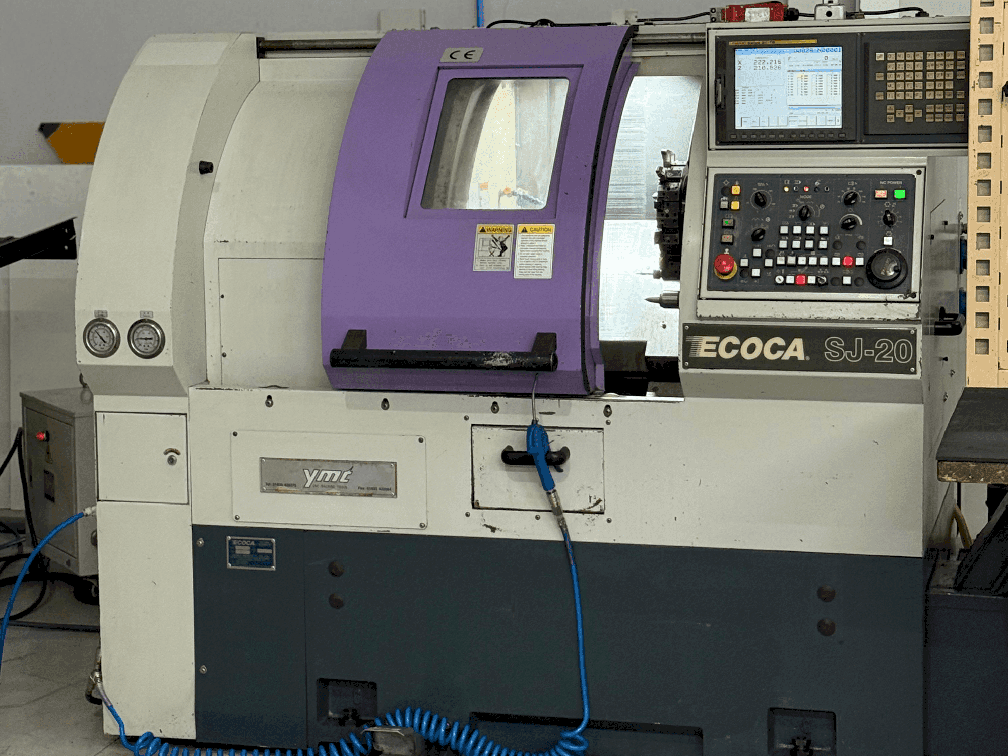 Front view of ECOCA SJ-20 machine