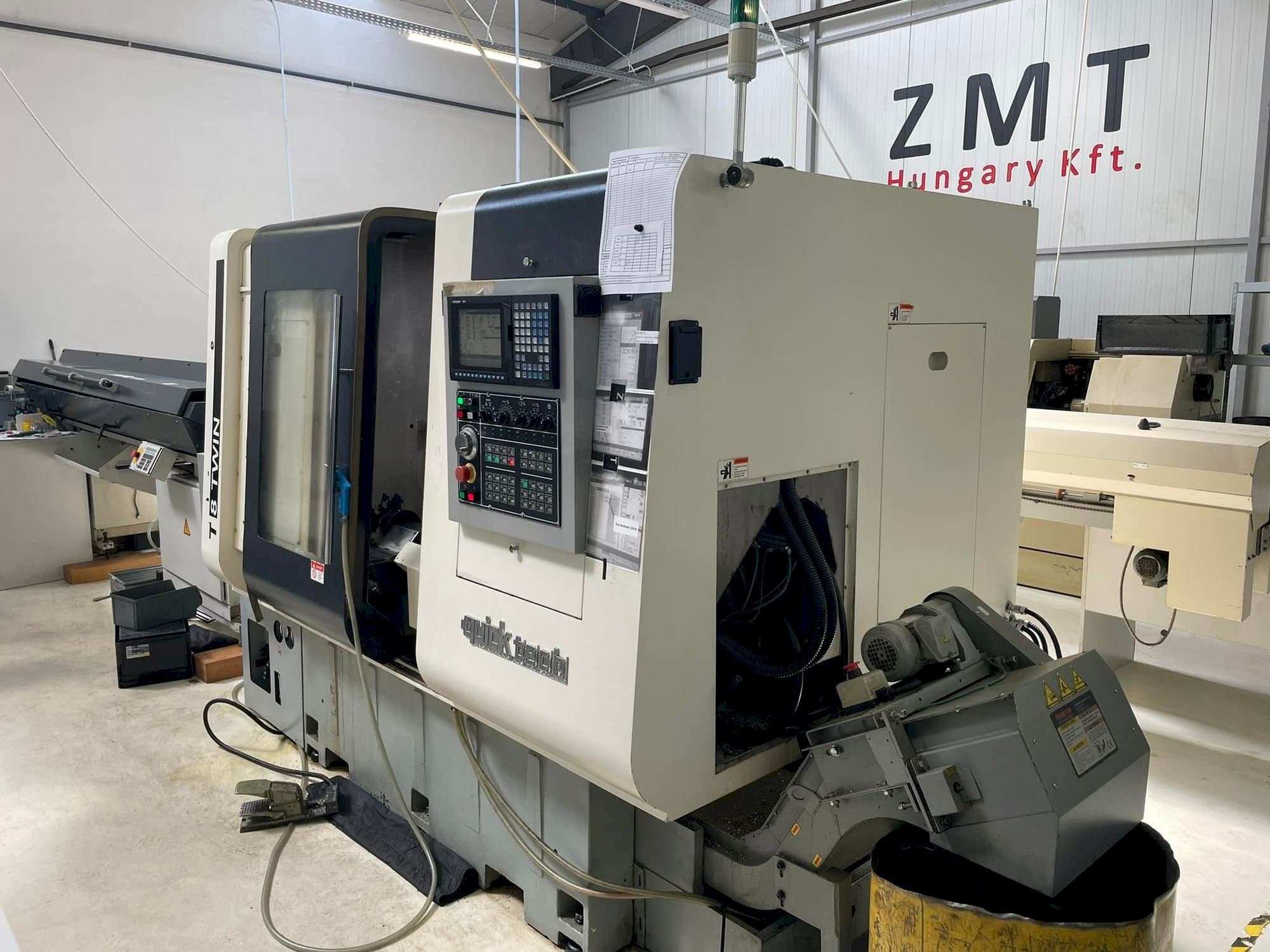 Front view of Quick-Tech T8 Twin machine