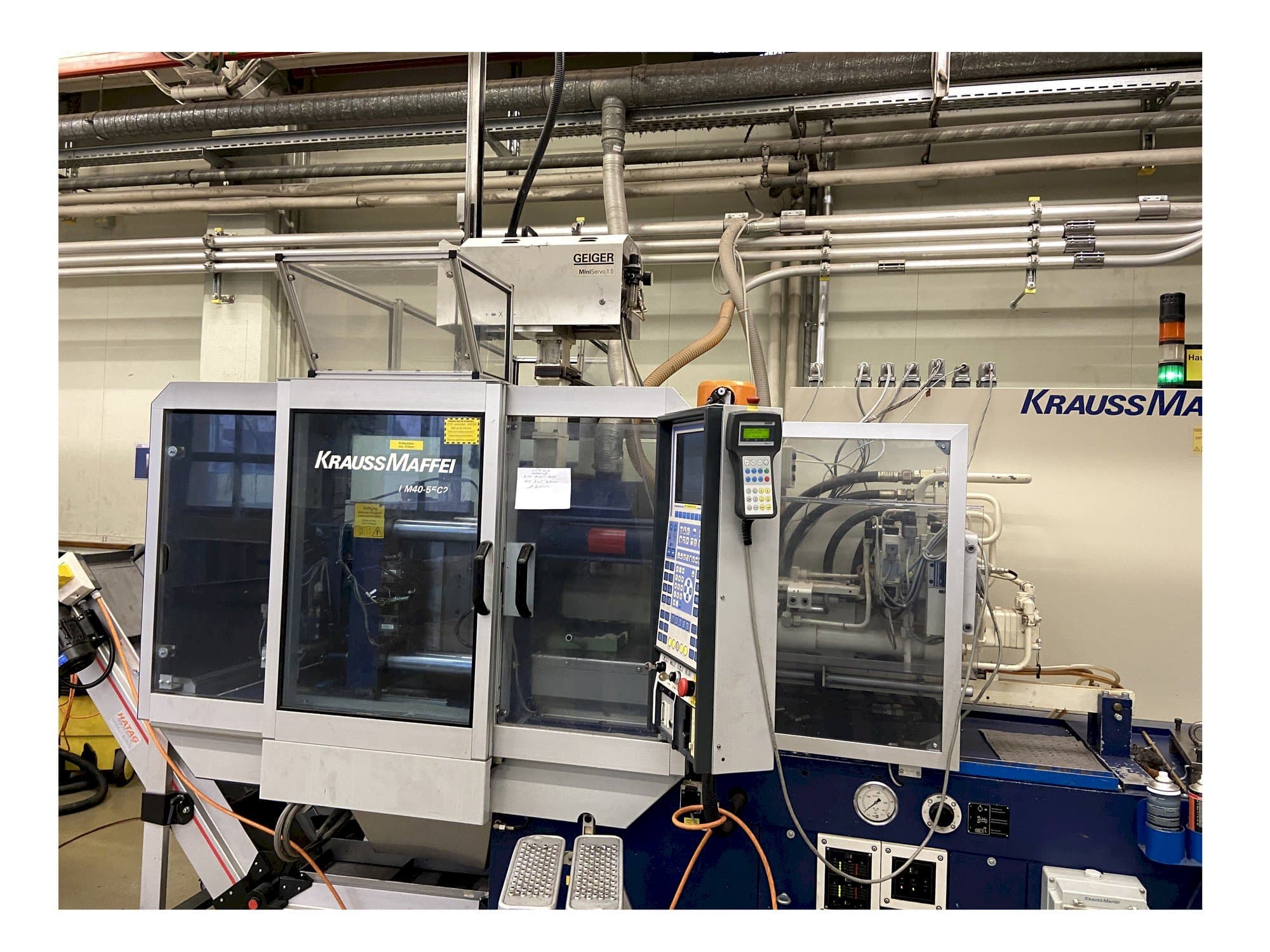 Front view of Krauss Maffei 40-55 C2 machine