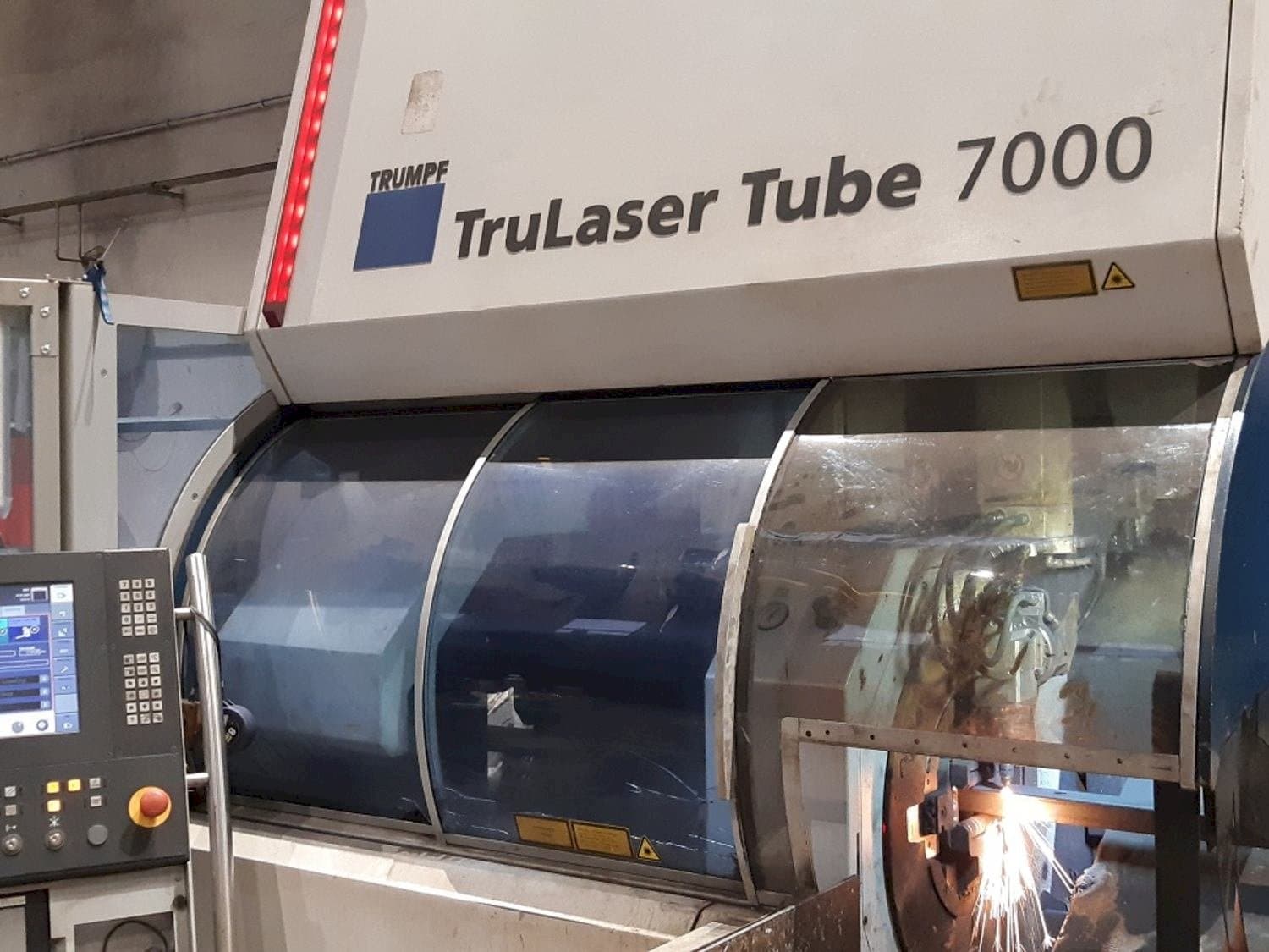 Front view of Trumpf TruLaser Tube 7000  machine