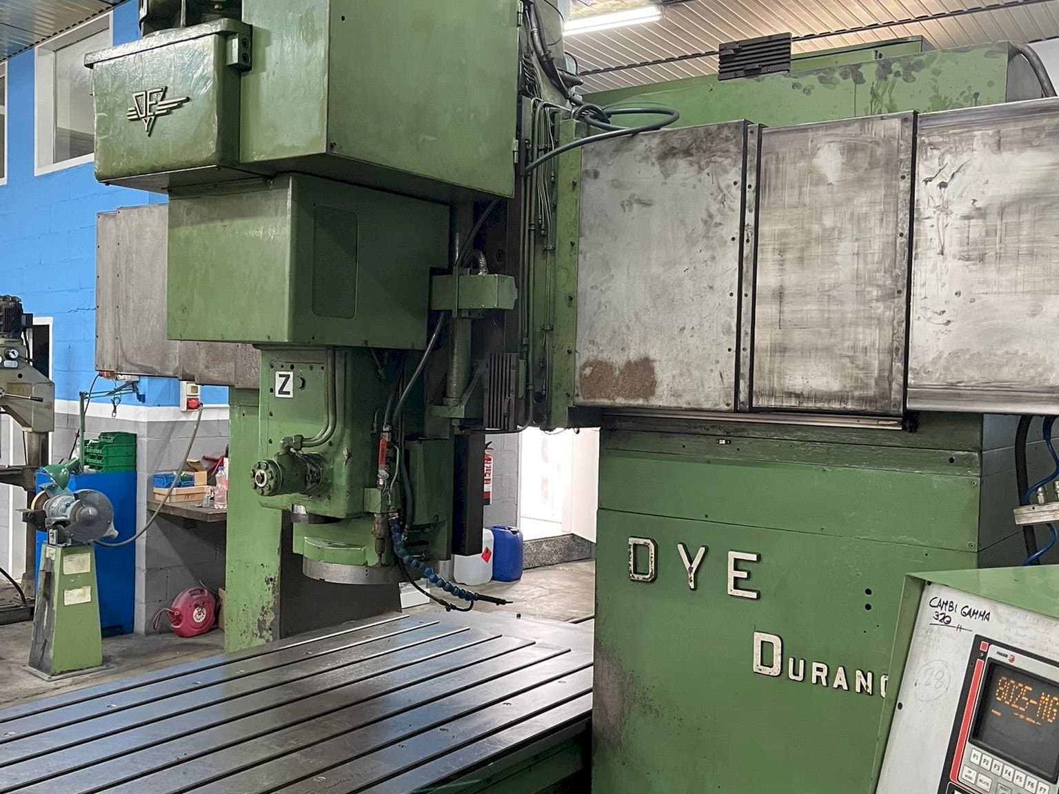 Front view of DYE FBF-C-N/C  machine