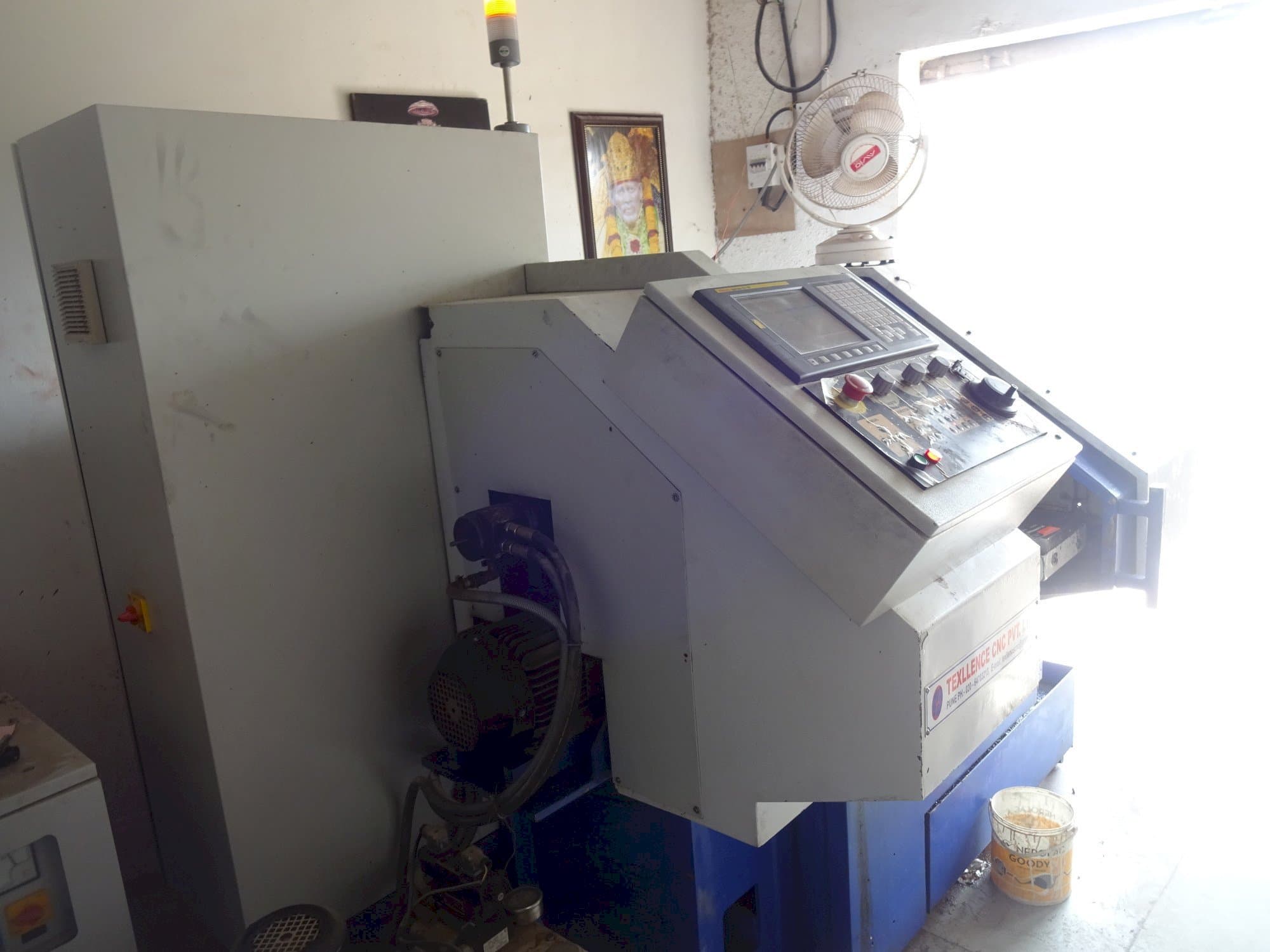 Left view of Gedee Weiler CNC machine