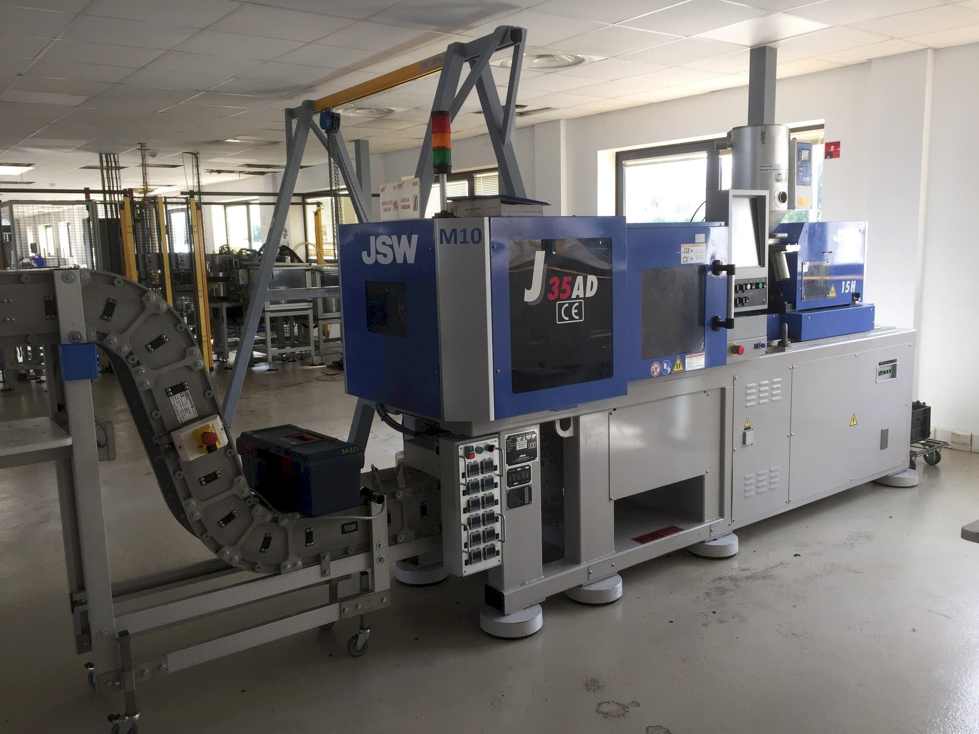 Front view of JSW J 35 AD 15 H machine