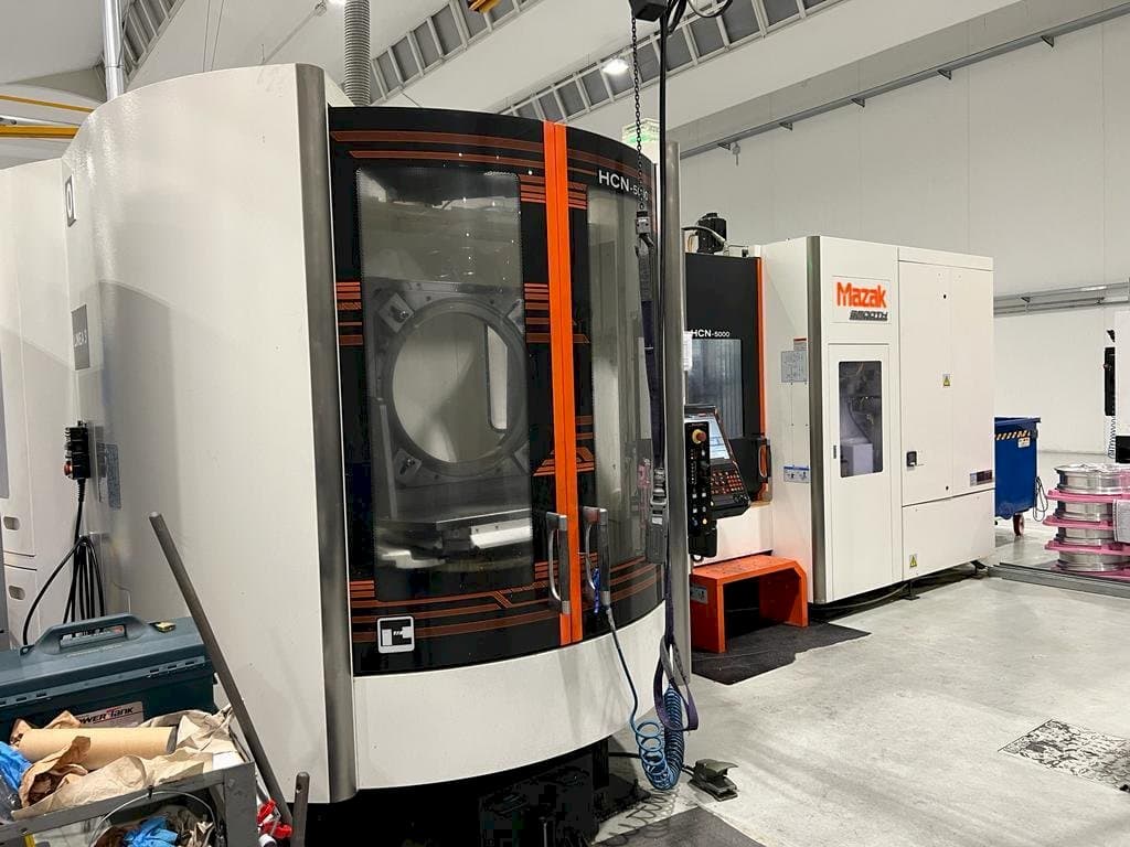 Front view of Mazak HCN-5000 machine