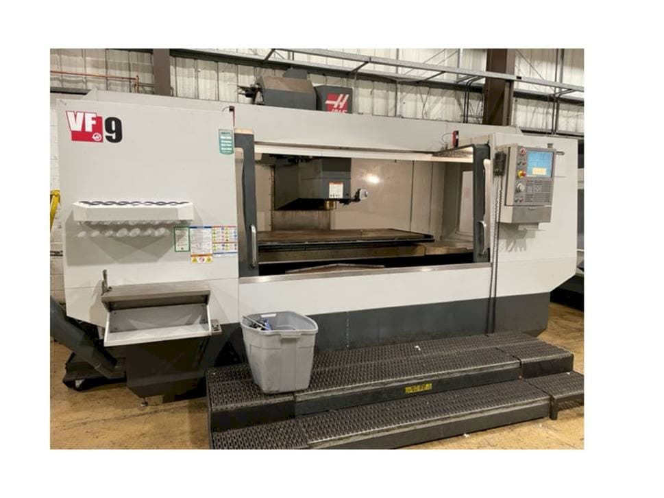 Front view of HAAS VF-9 machine
