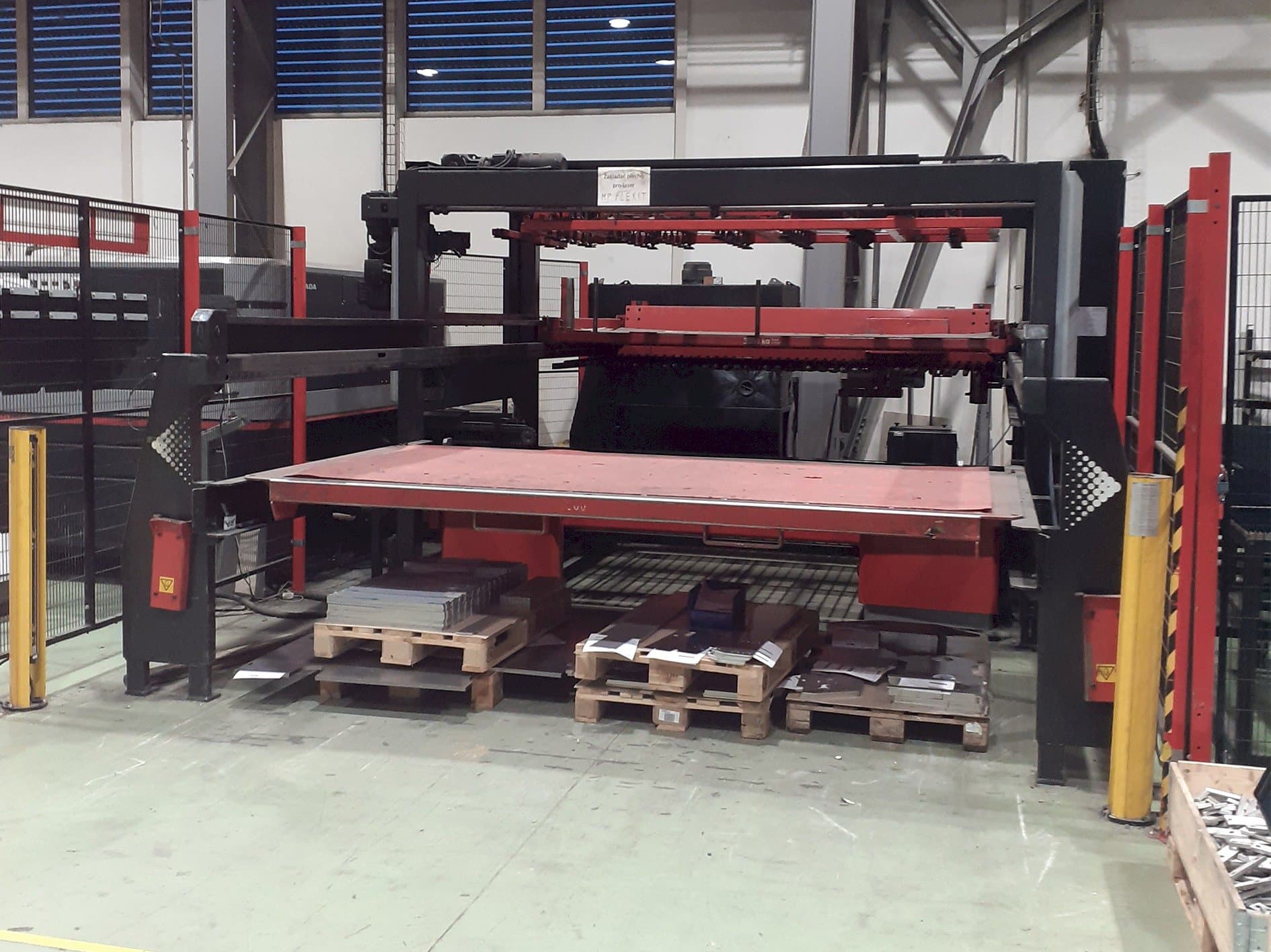 Front view of AMADA FOL 3015 AJ  machine