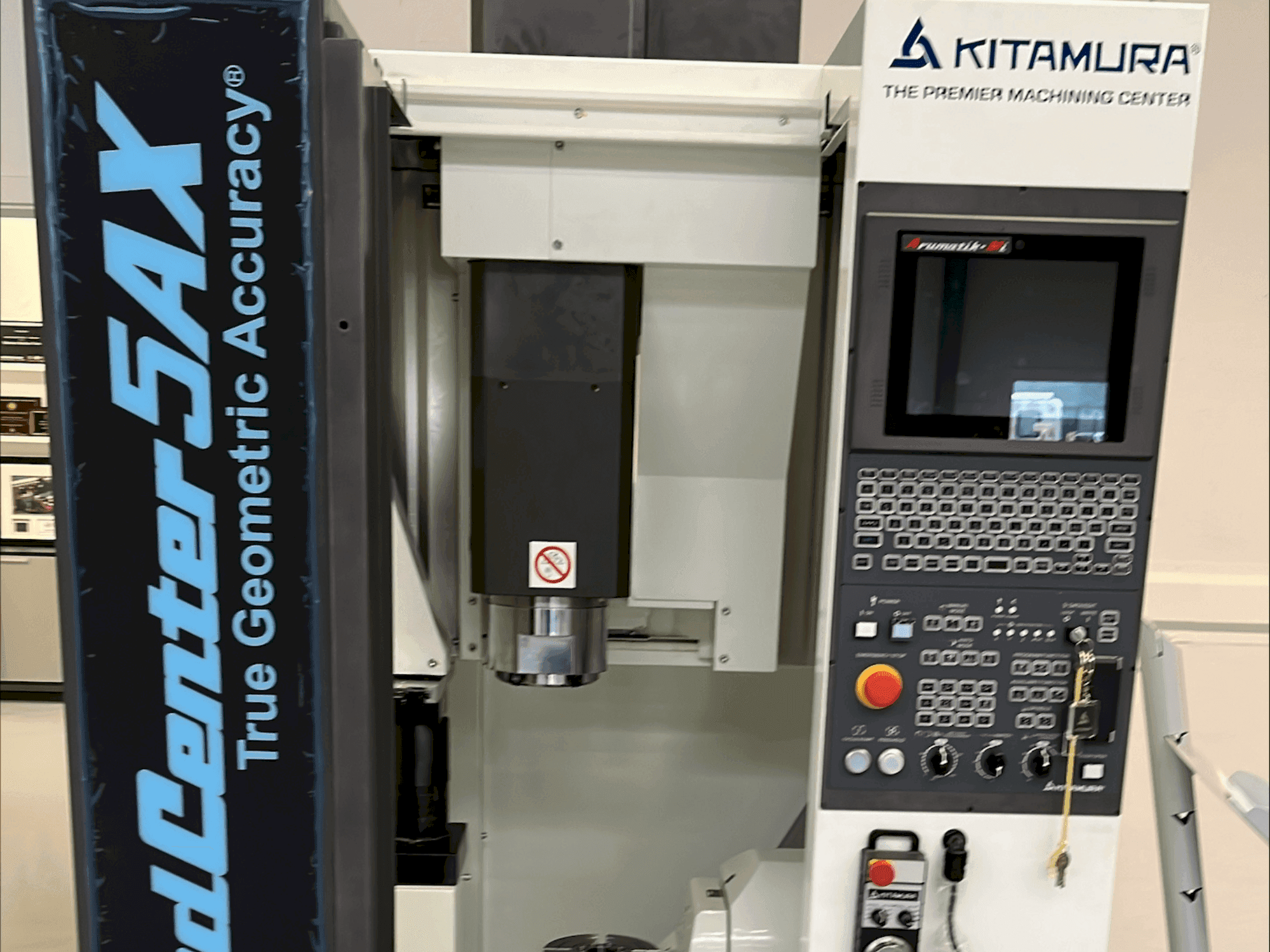 Front view of Kitamura Medcenter 5AX machine