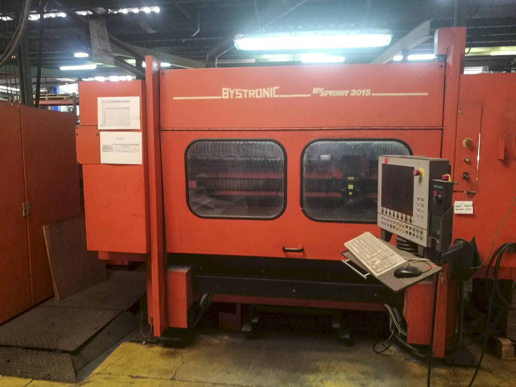 Front view of Bystronic BySprint 3015 Machine