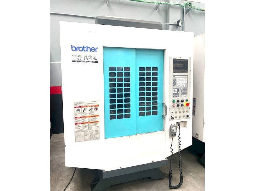 Front view of Brother TC-S2A machine