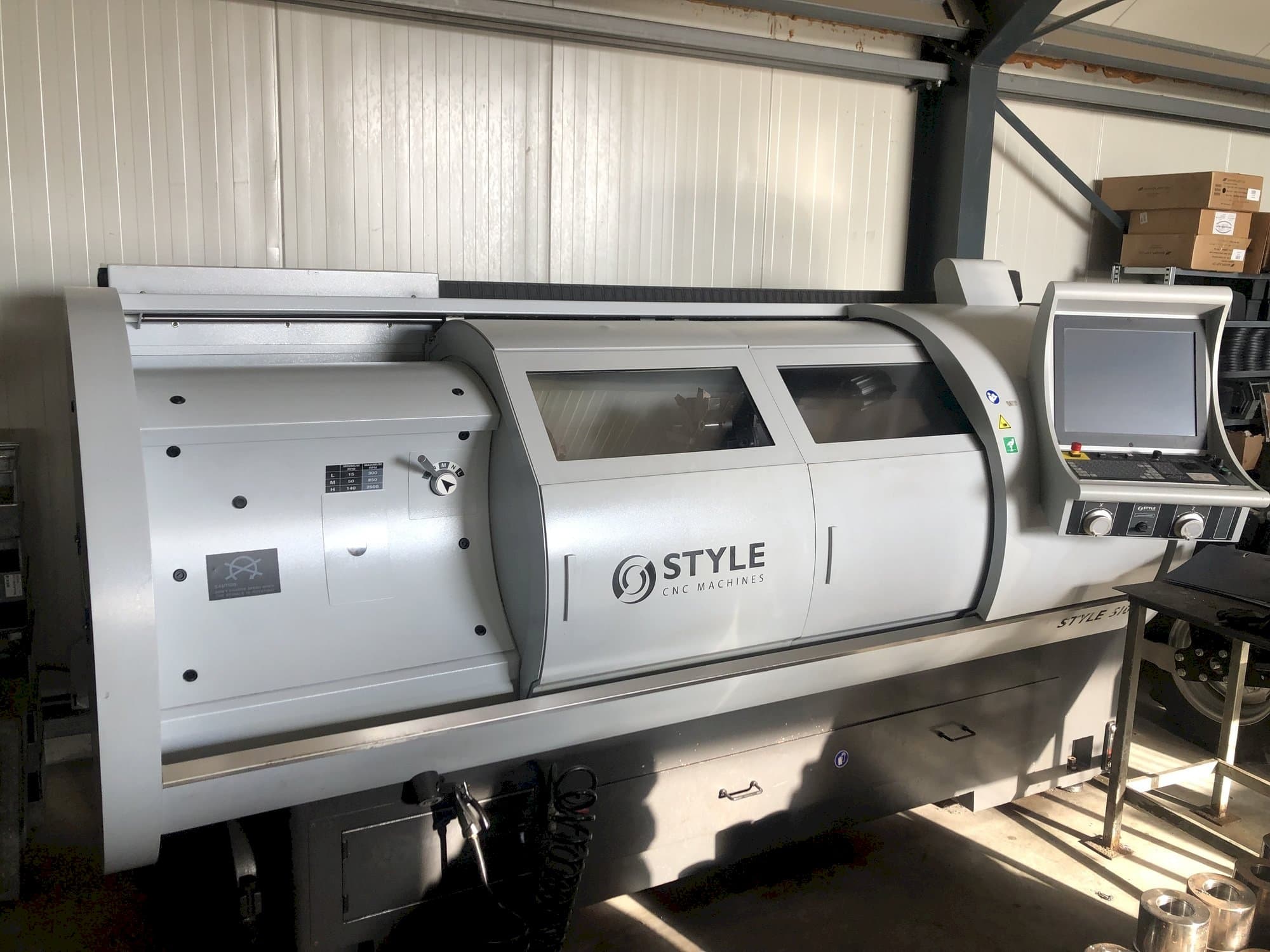 Front view of STYLE 510 machine