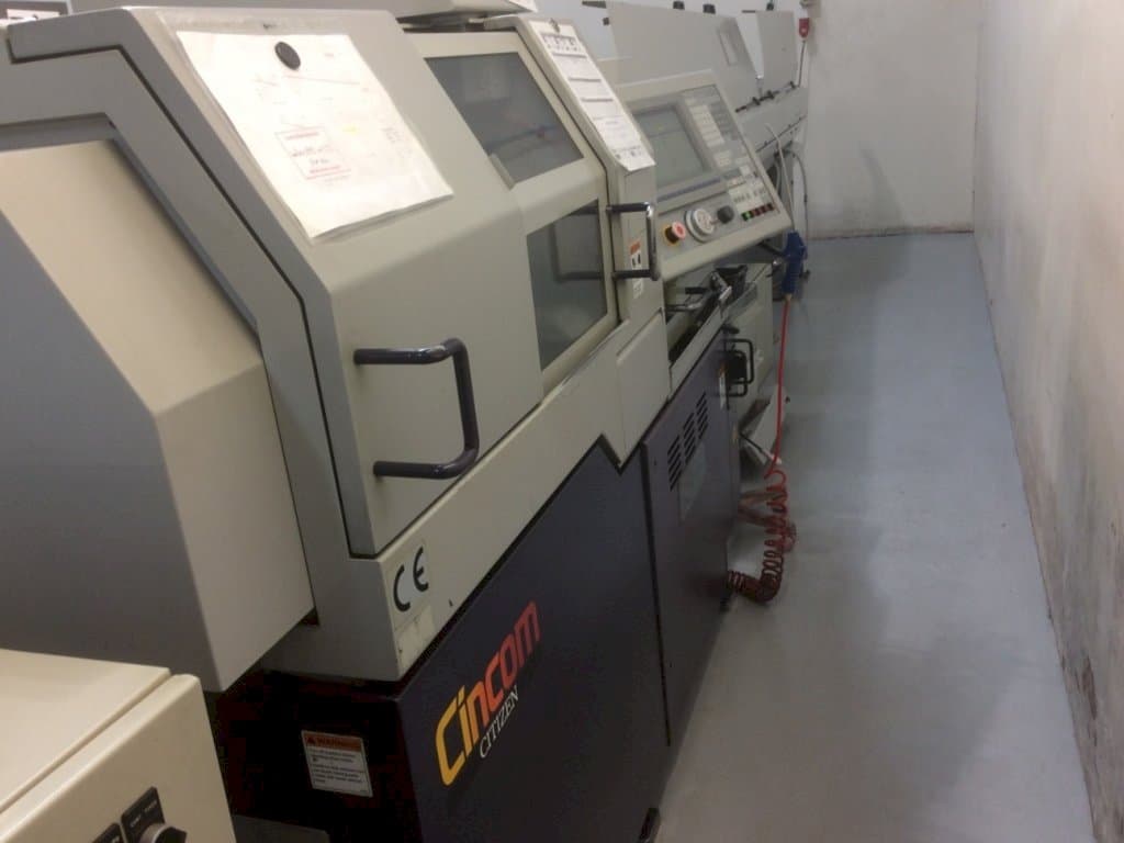 Left side view of Citizen L20  machine