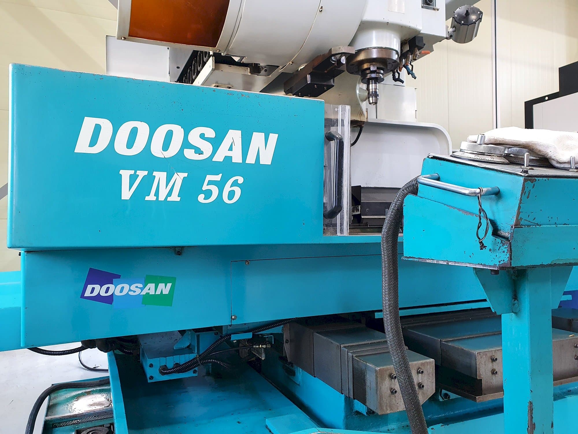 Front view of Doosan VM56 machine