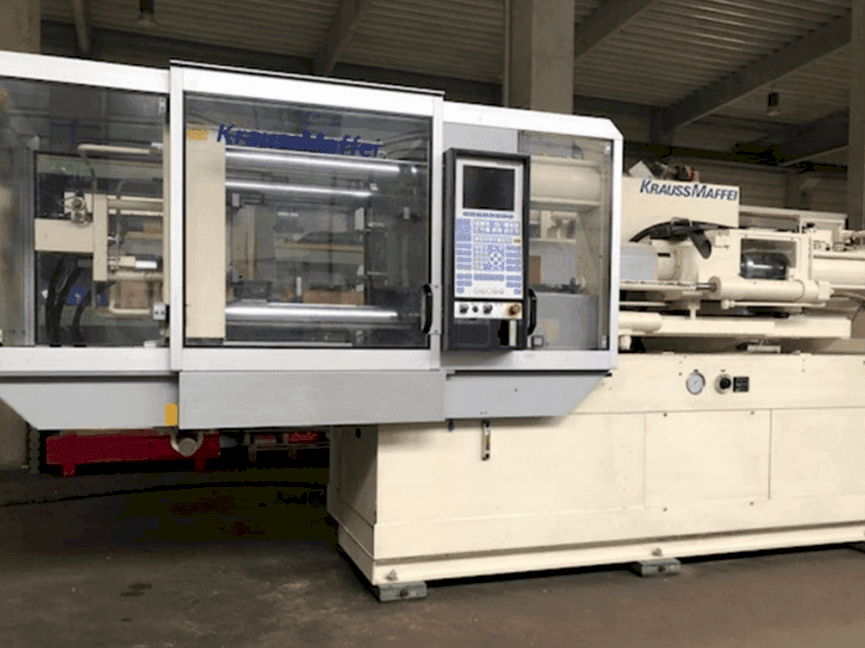 Front view of Krauss Maffei 150-700 C2  machine