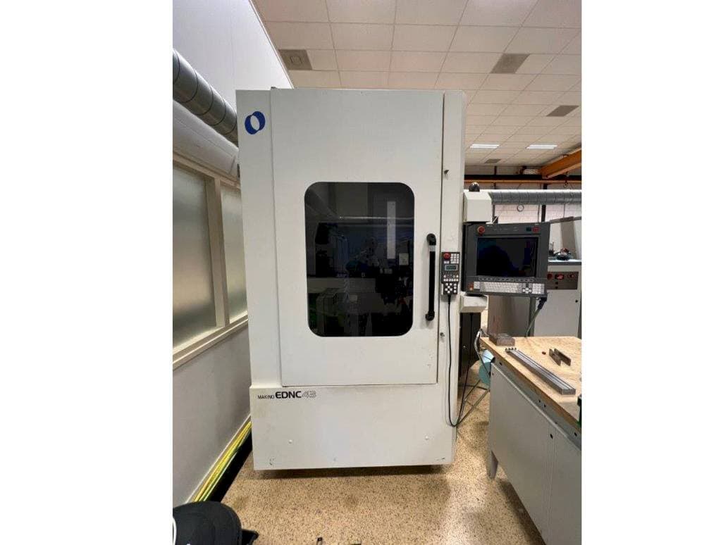 Front view of Makino EDNC 43 machine