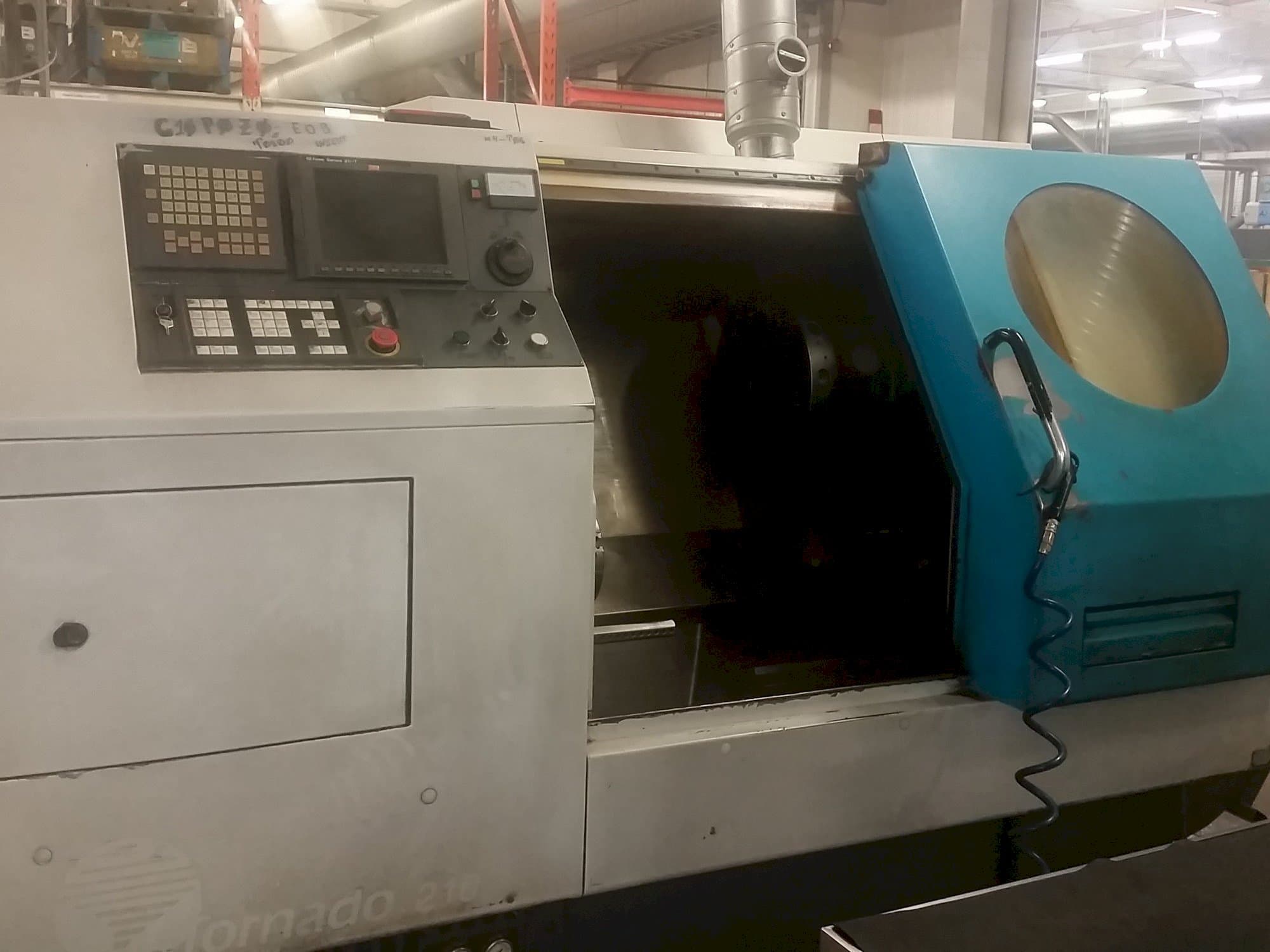 Front view of 600 Lathes Tornado 210 machine